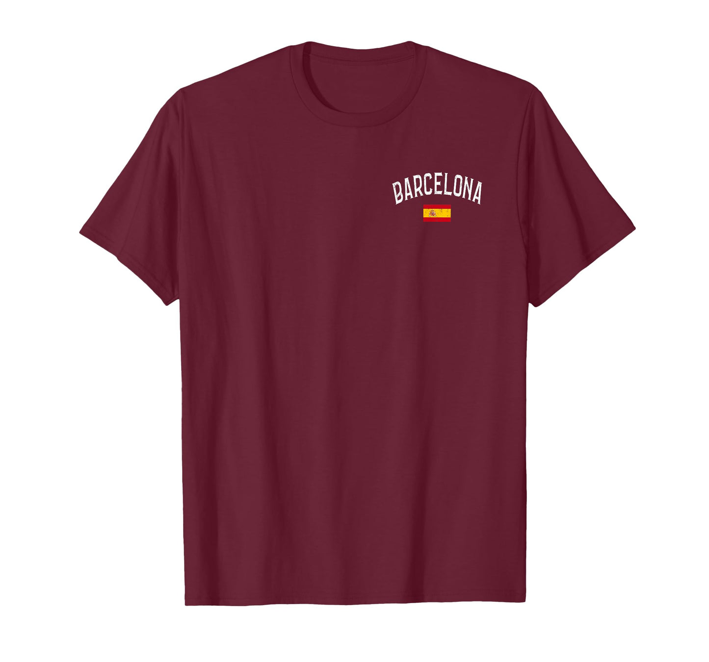 Barcelona Spain Espana Spain Barcelona On (Front) On (Back) T-Shirt