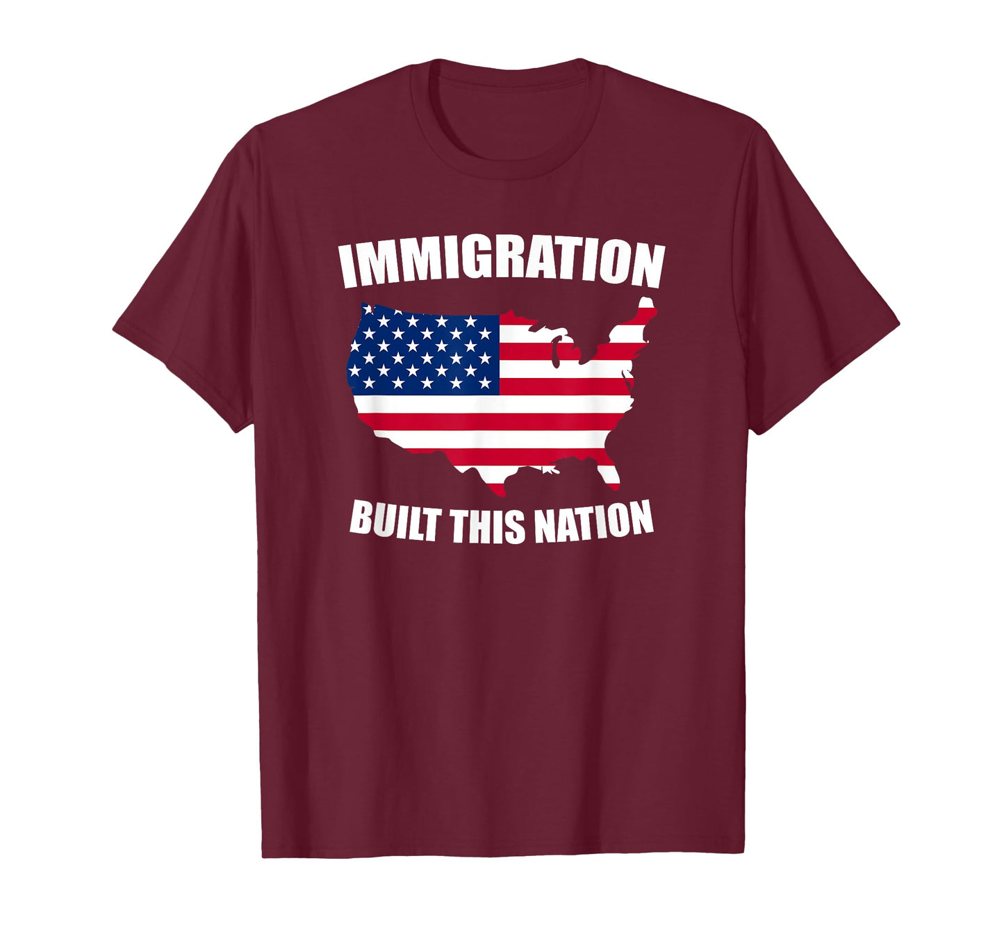Immigration Built This Nation USA Protest T Shirt - Support T-Shirt