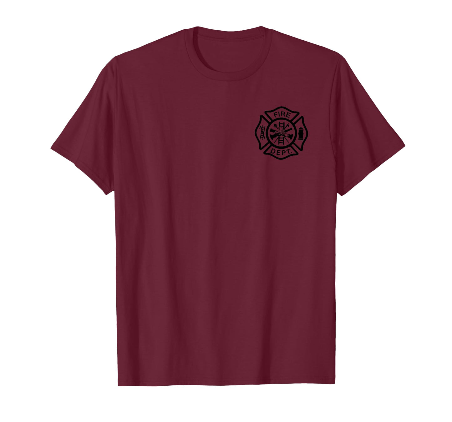 Fire Department Logo Uniform Fireman Symbol Firefighter Gear T-Shirt