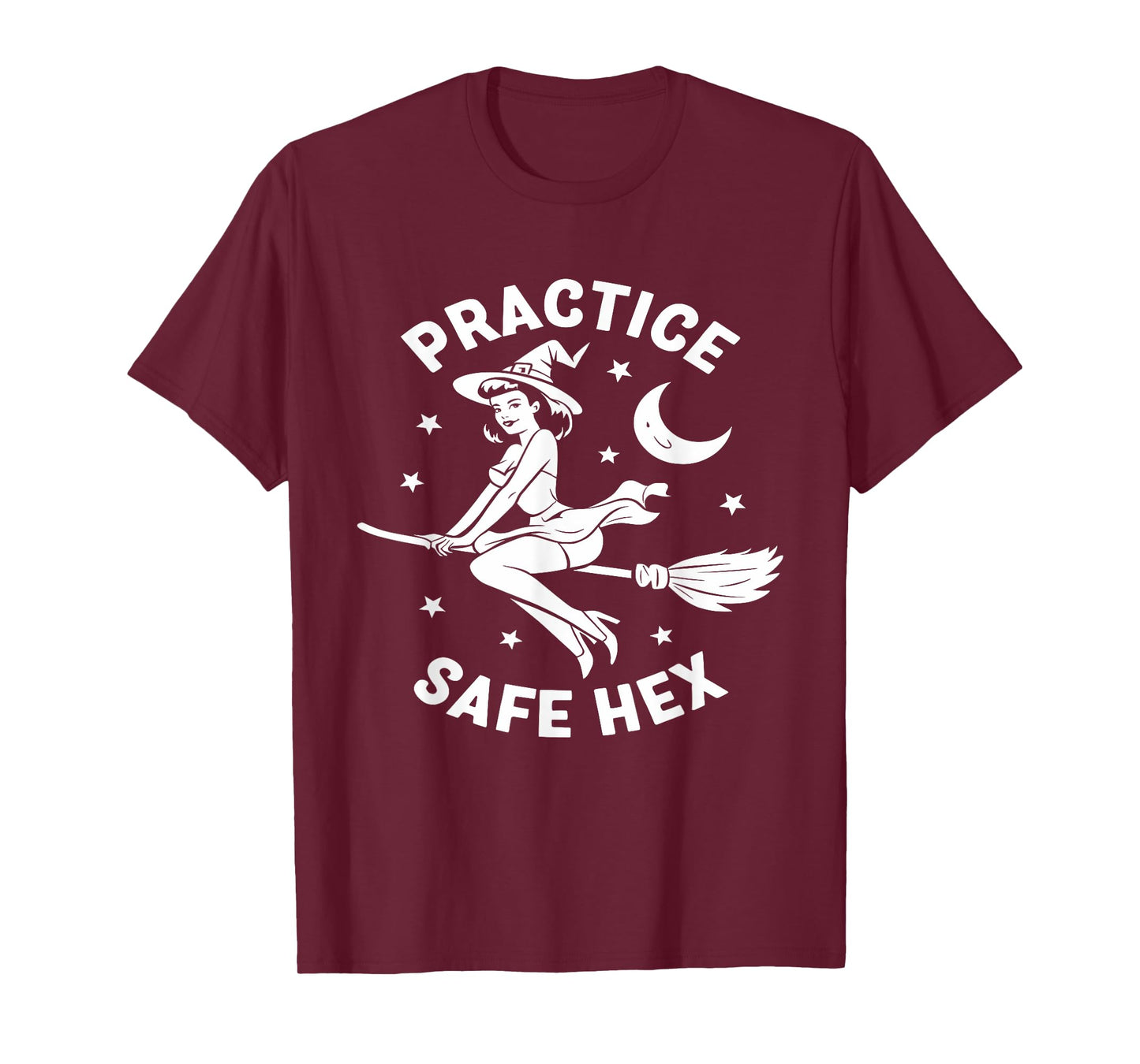 Practice Safe Hex Occult Educational Witch Parents Halloween T-Shirt