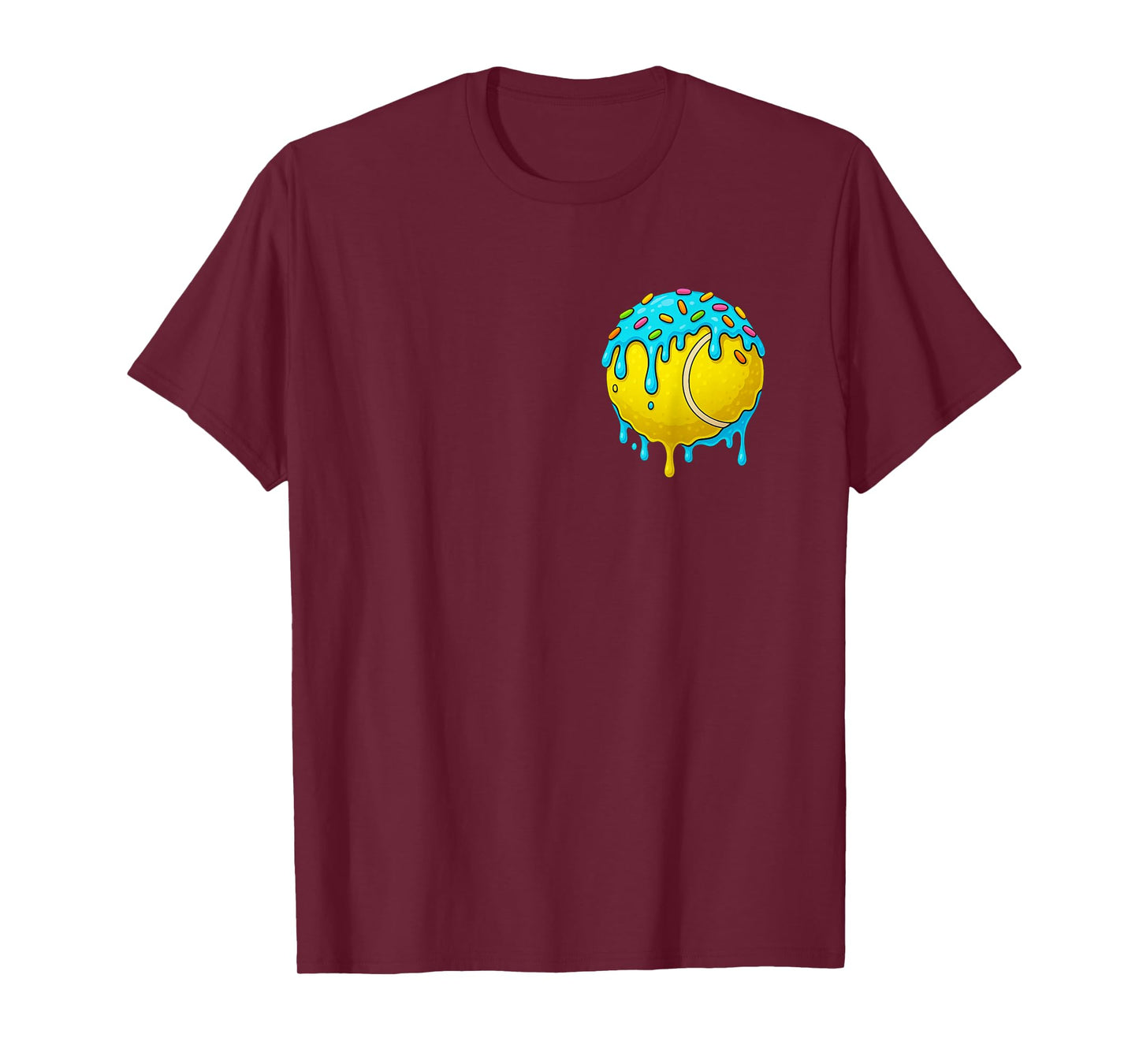 Tennis Ball Drip Team for Boys and Girls Ice Cream Cool T-Shirt