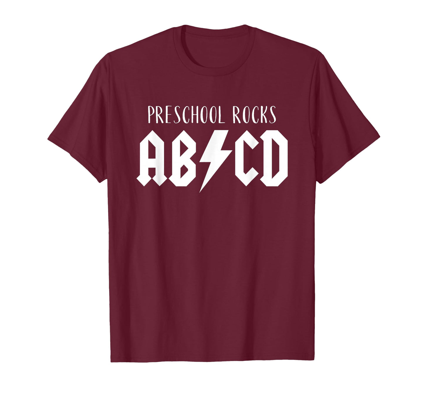 Preschool Rocks Teacher Back to School ABCD Rock First Day T-Shirt