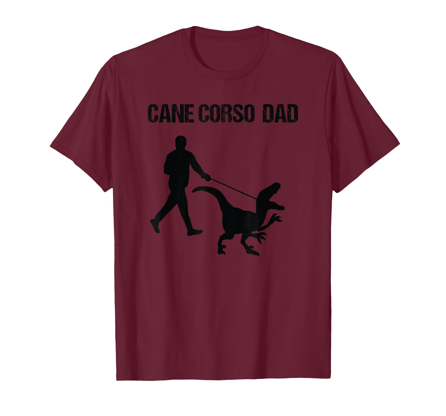 funny Cane Corso dad Dinosaur T-Shirt