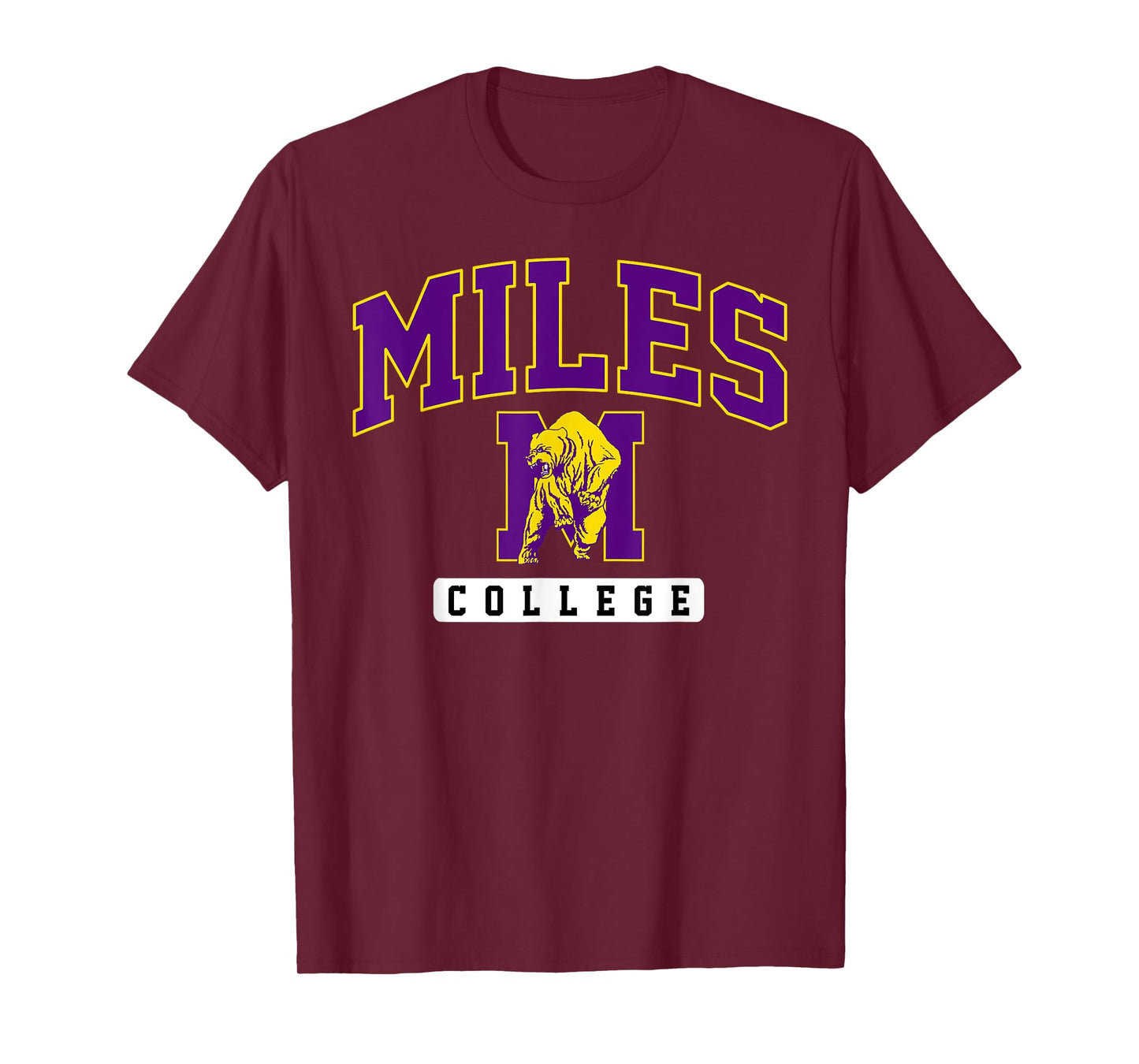 Miles College Arch Vintage Athletics for Men Women T-Shirt