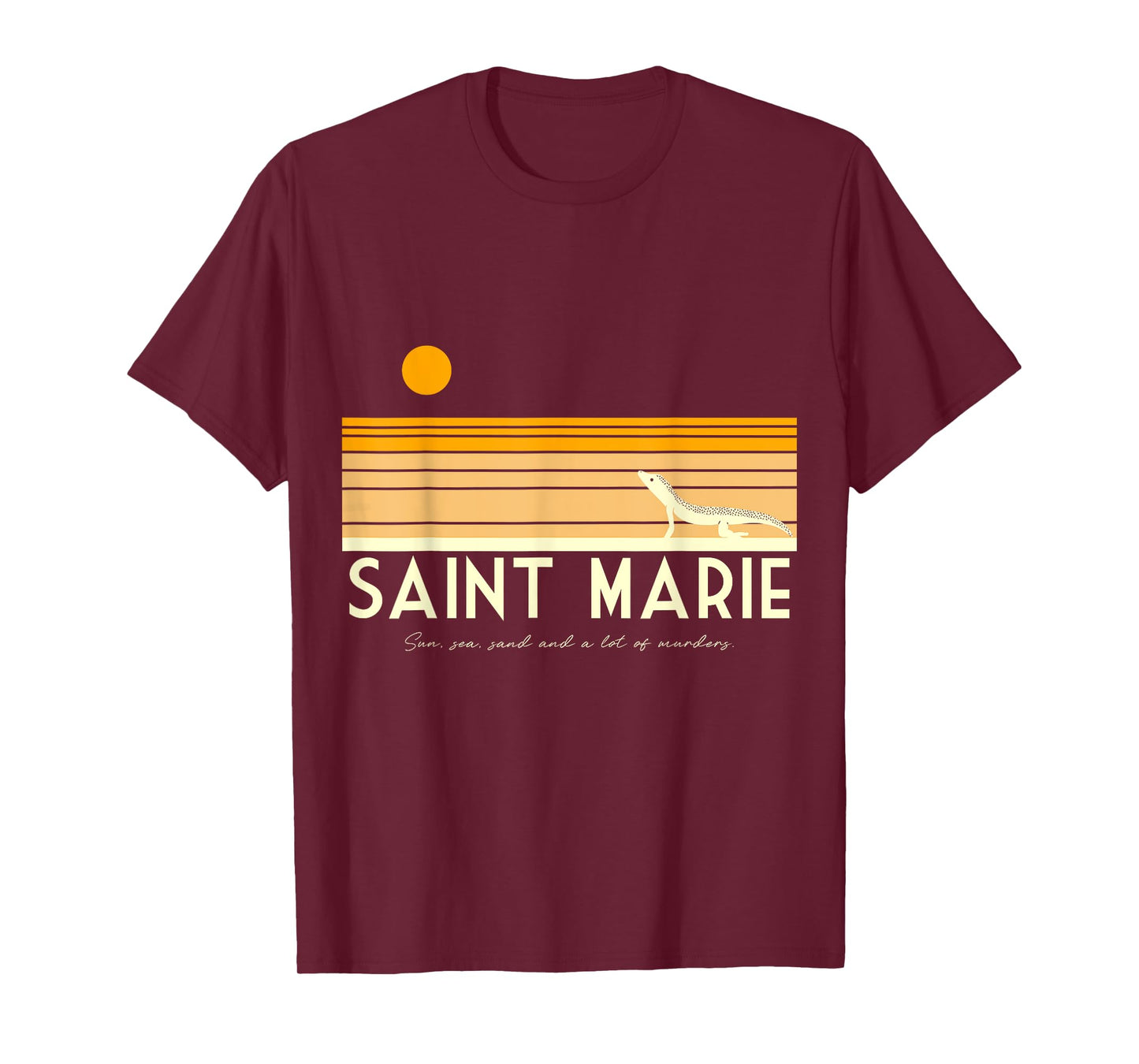 Visit Saint Marie. Tropical Island Detective Paradise T-Shirt