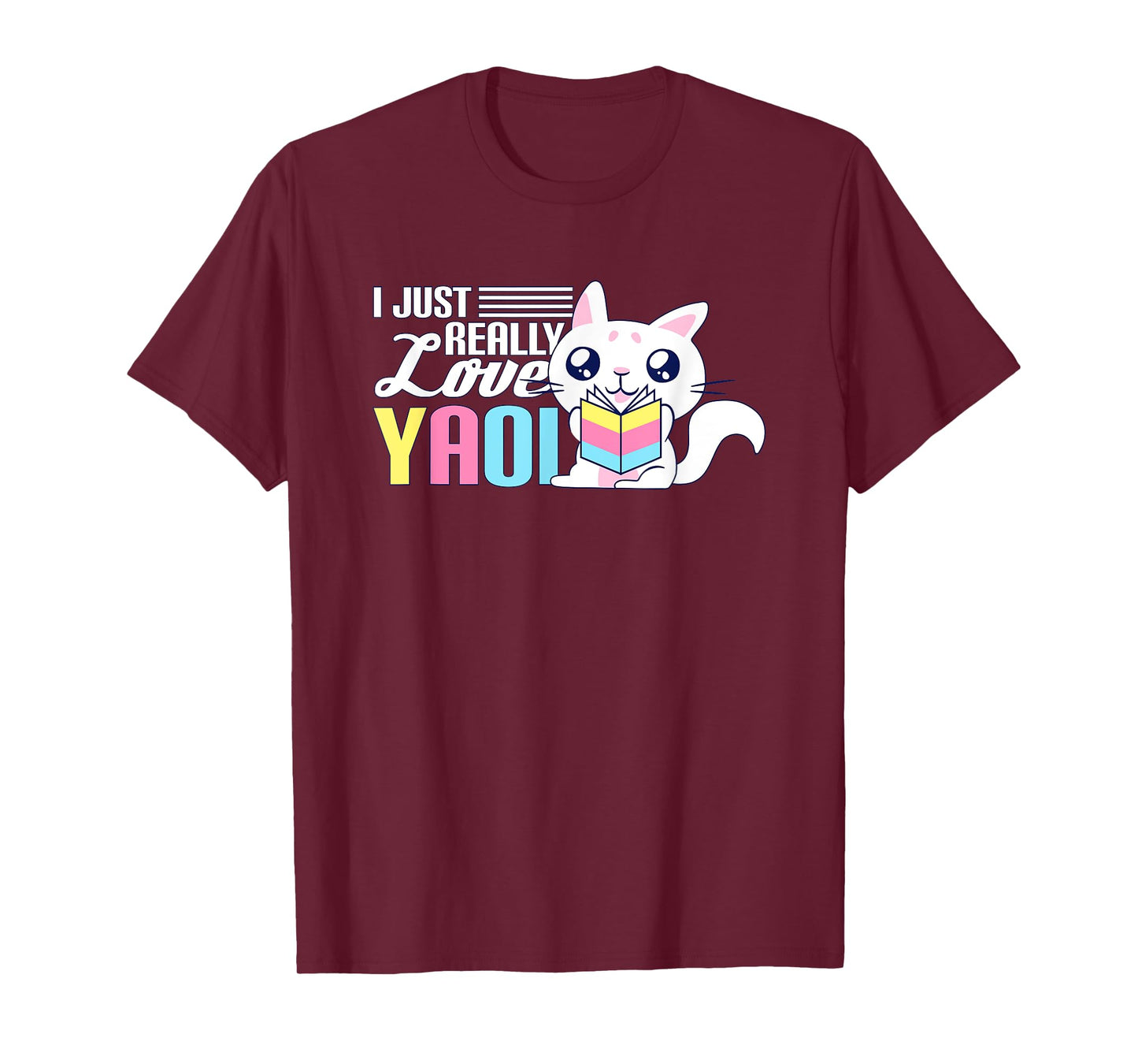 Fujoshi I Yaoi BL Love Manga I Cute Cat T-Shirt