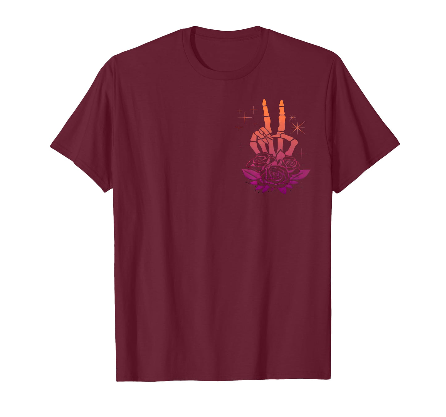 (2sided Front+Back) Have The Day You Deserve Skeleton T-Shirt