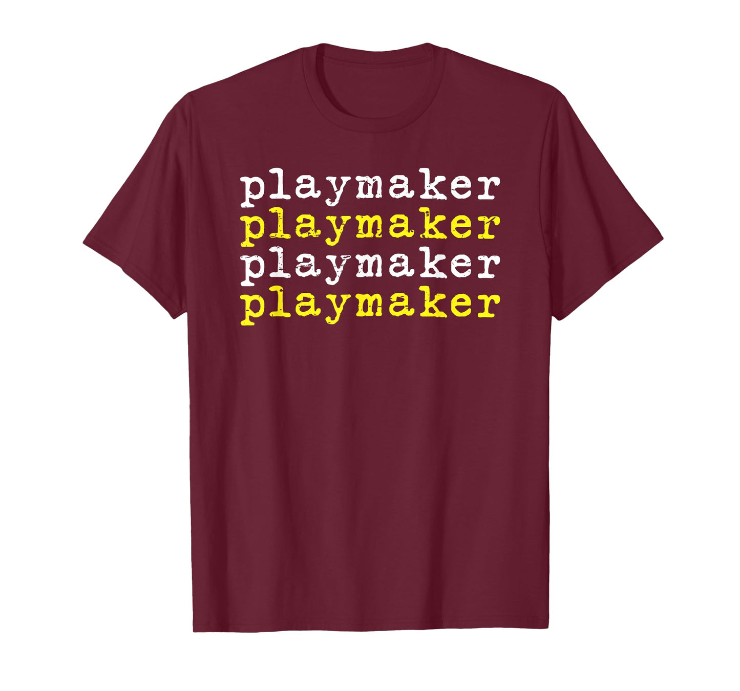Playmaker elite athlete sports training workout t-shirt T-Shirt
