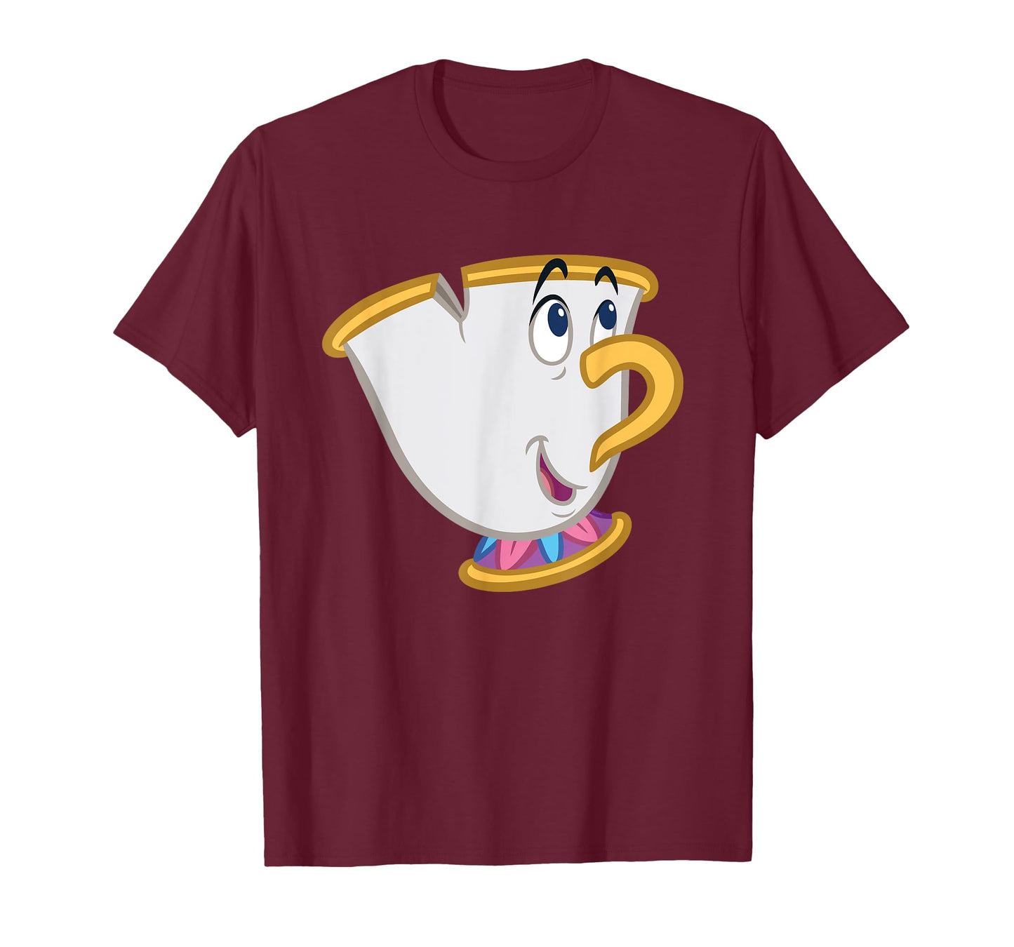 Disney Beauty and the Beast Chip Big Face Costume T-Shirt