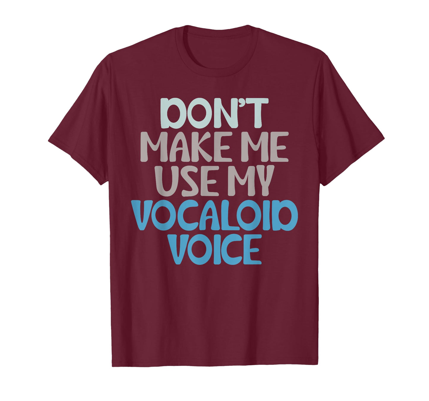 Funny Vocaloid Voice T-shirt Anime Japanese Music Lover T-Shirt