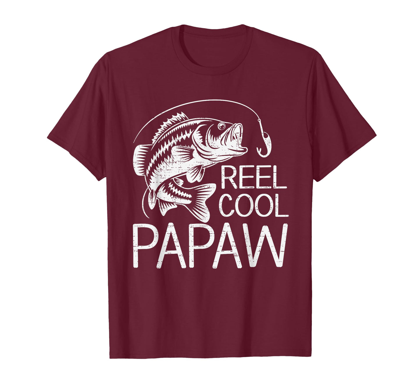 Reel Cool PAPAW Fishing Fisherman Fish Lover Father's Day T-Shirt