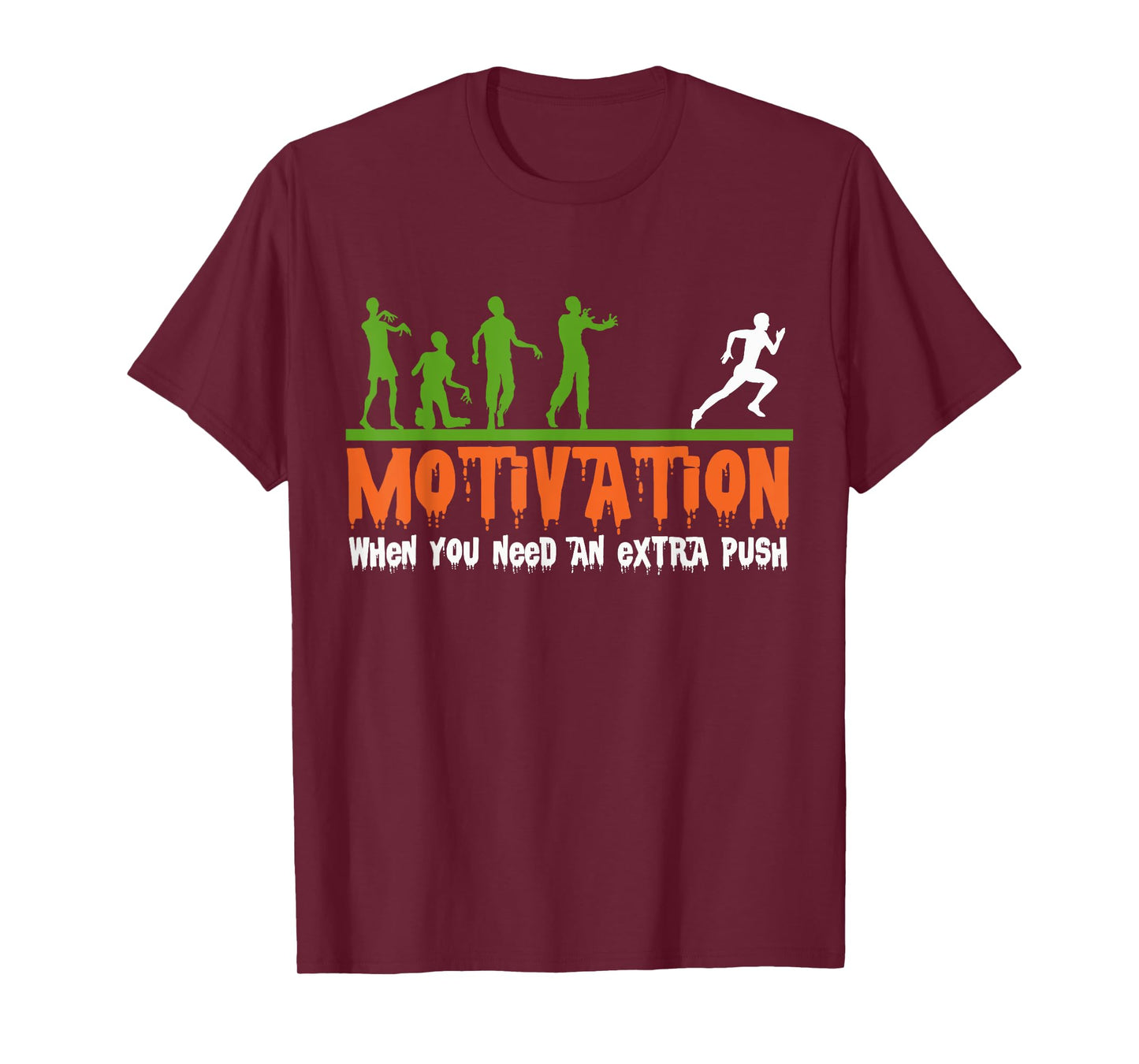 Zombie Halloween Costume Fitness Motivation, Funny Gym T-Shirt