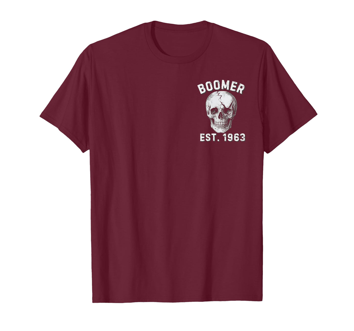 Boomer EST 1963 My Scars Tell A Story (2 Sides) T-Shirt