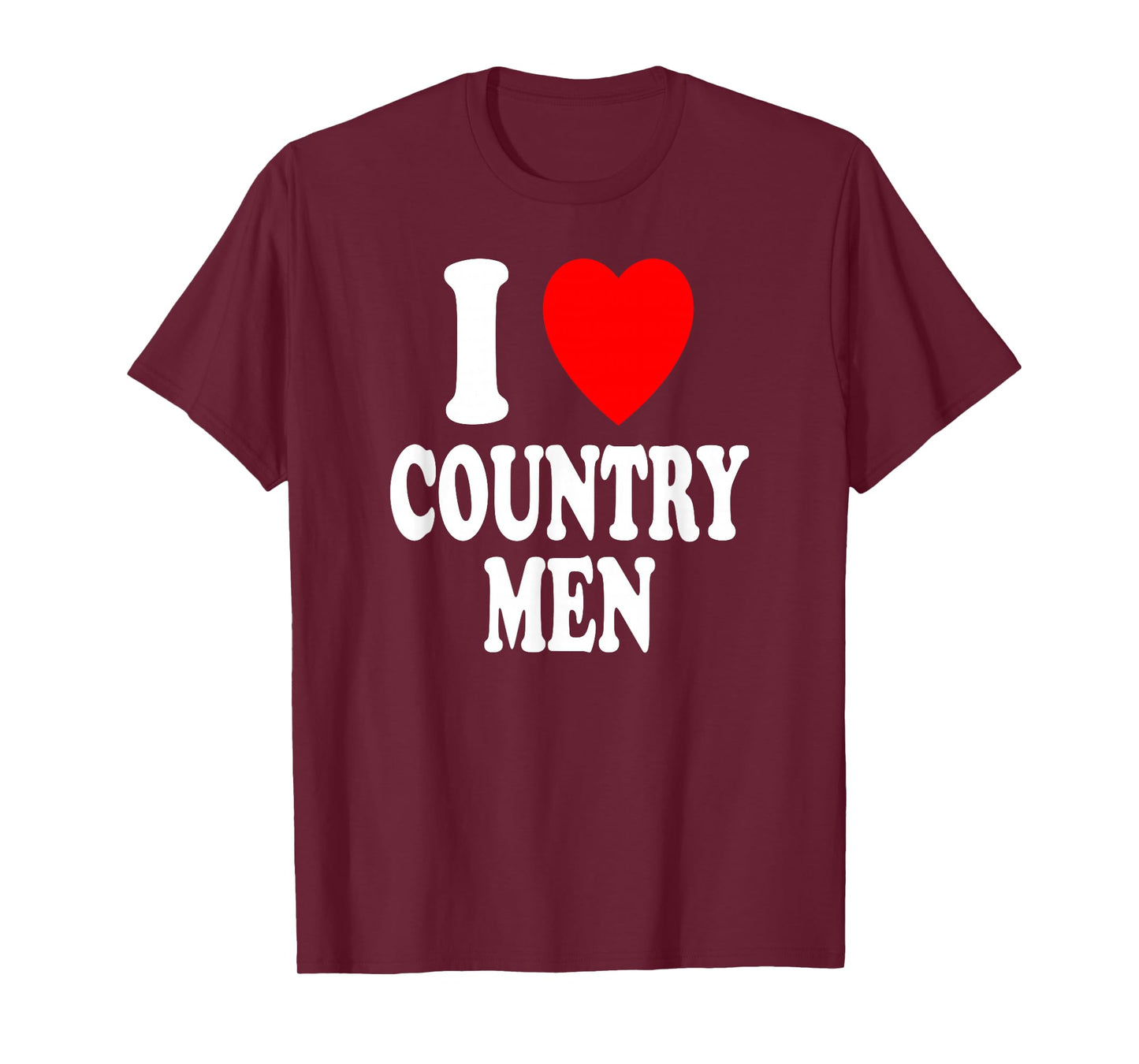 I Heart (Love) Country Men Southern Attraction Preference T-Shirt