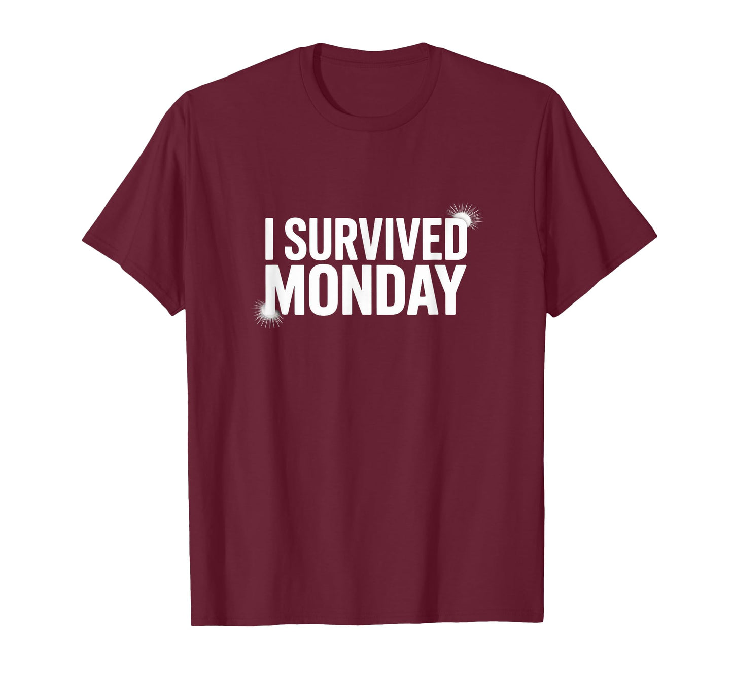 I Survived Monday – Funny Week Starter Tee T-Shirt