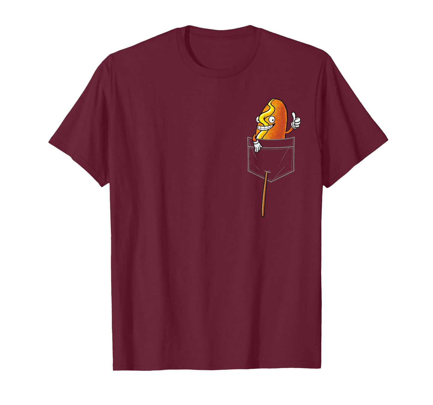 Cool Corn Dog Costume for Men Women Corndog Lover Corn Dog T-Shirt