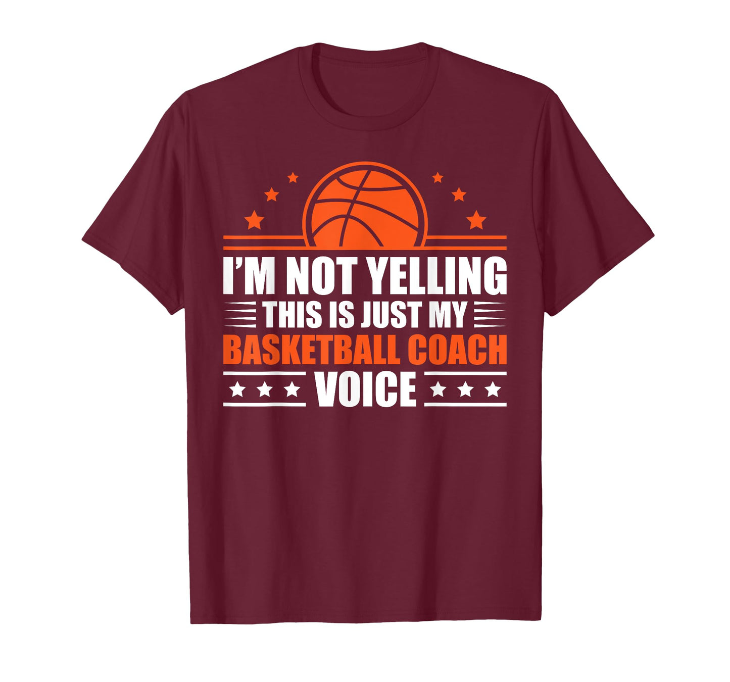 Cool Basketball Coach Men Women Basketball Coaching Voice T-Shirt