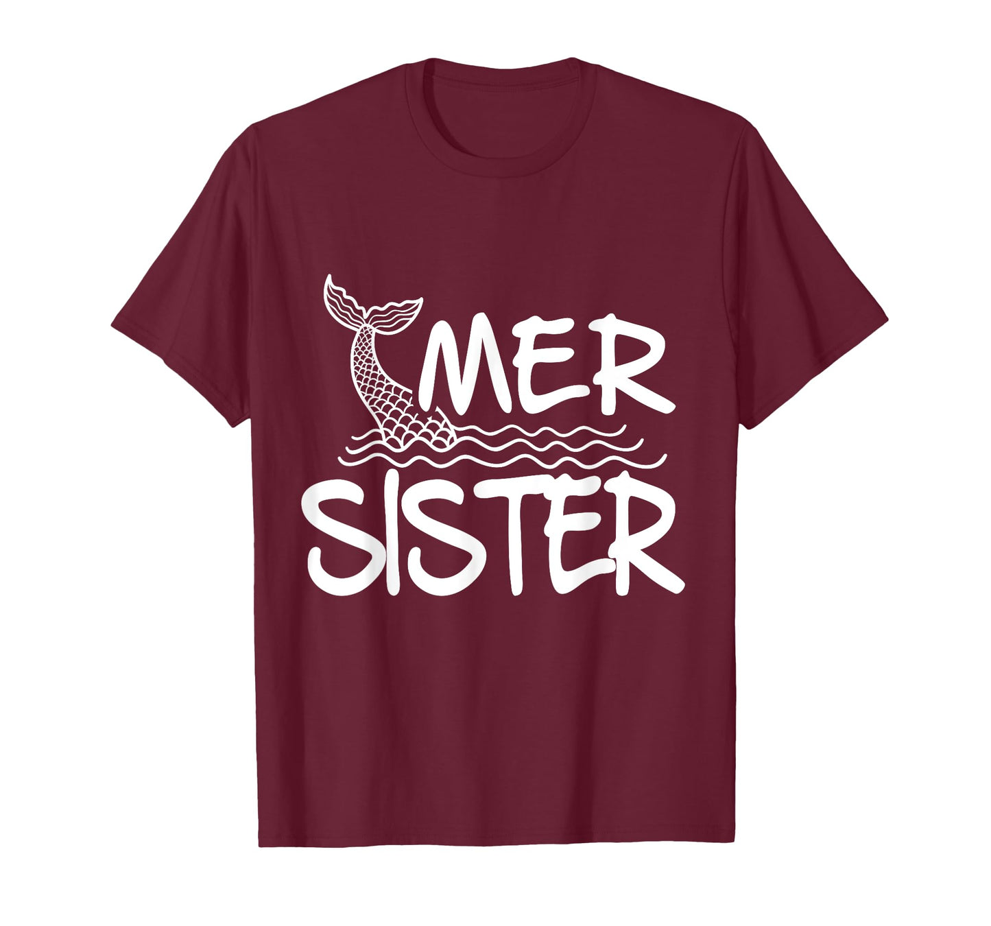 Mer Sister Mermaid Matching Family T-Shirt