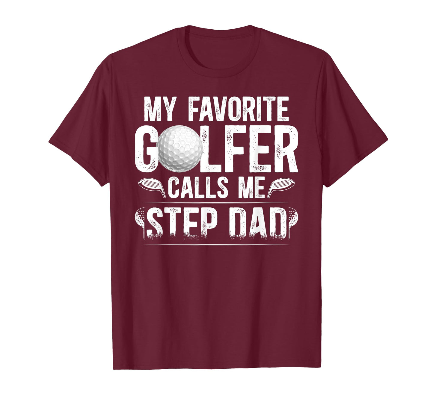 Proud Golf Step-Dad Golf Player Stepfather Golfer Stepdad T-Shirt