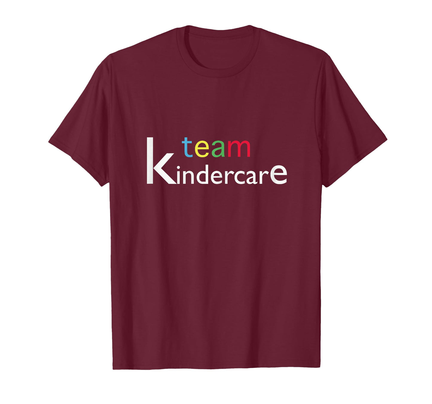 Womens team kindercare Teacher T-Shirt Back To School Shirt T-Shirt