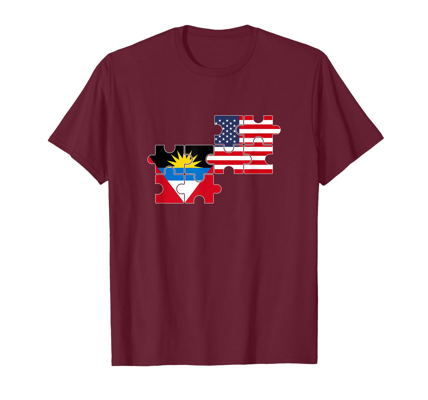 Antigua and Barbuda USA Flag American Antiguan T-Shirt