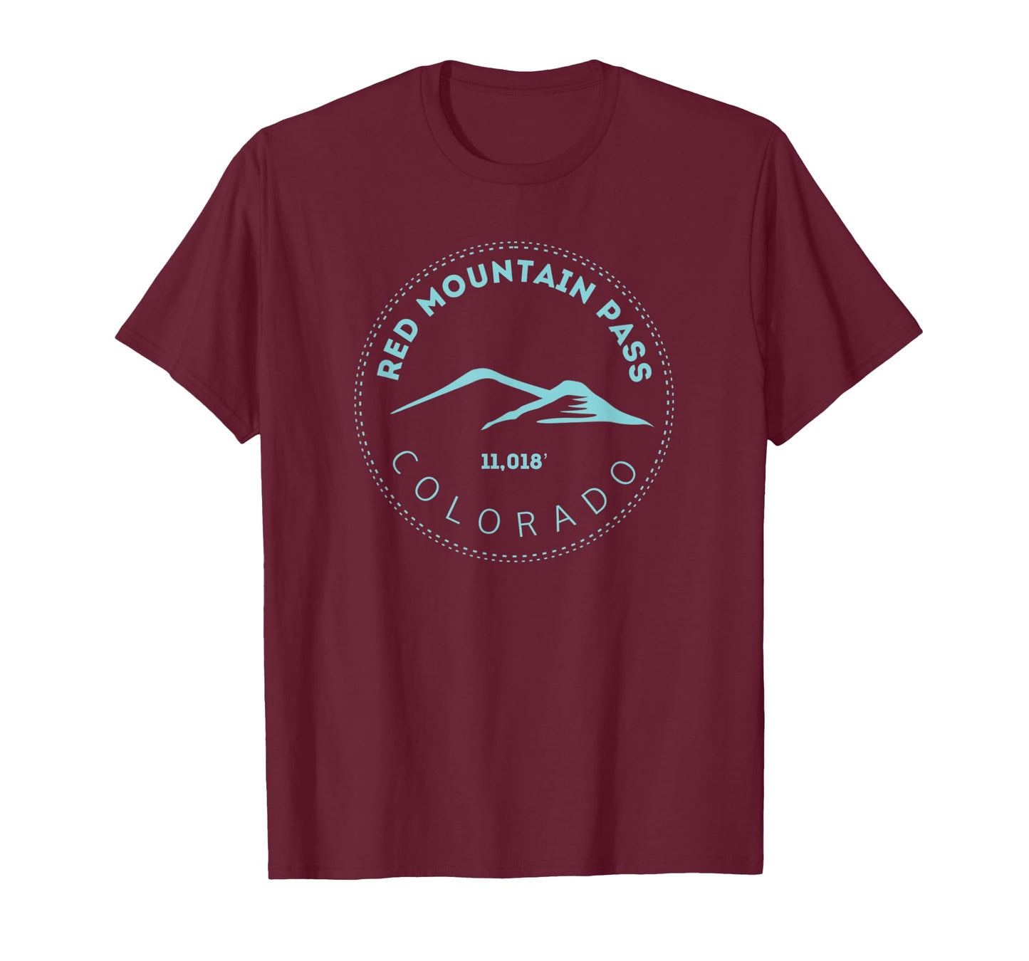 Red Mountain Pass Colorado - Elevated Mountain T-Shirt