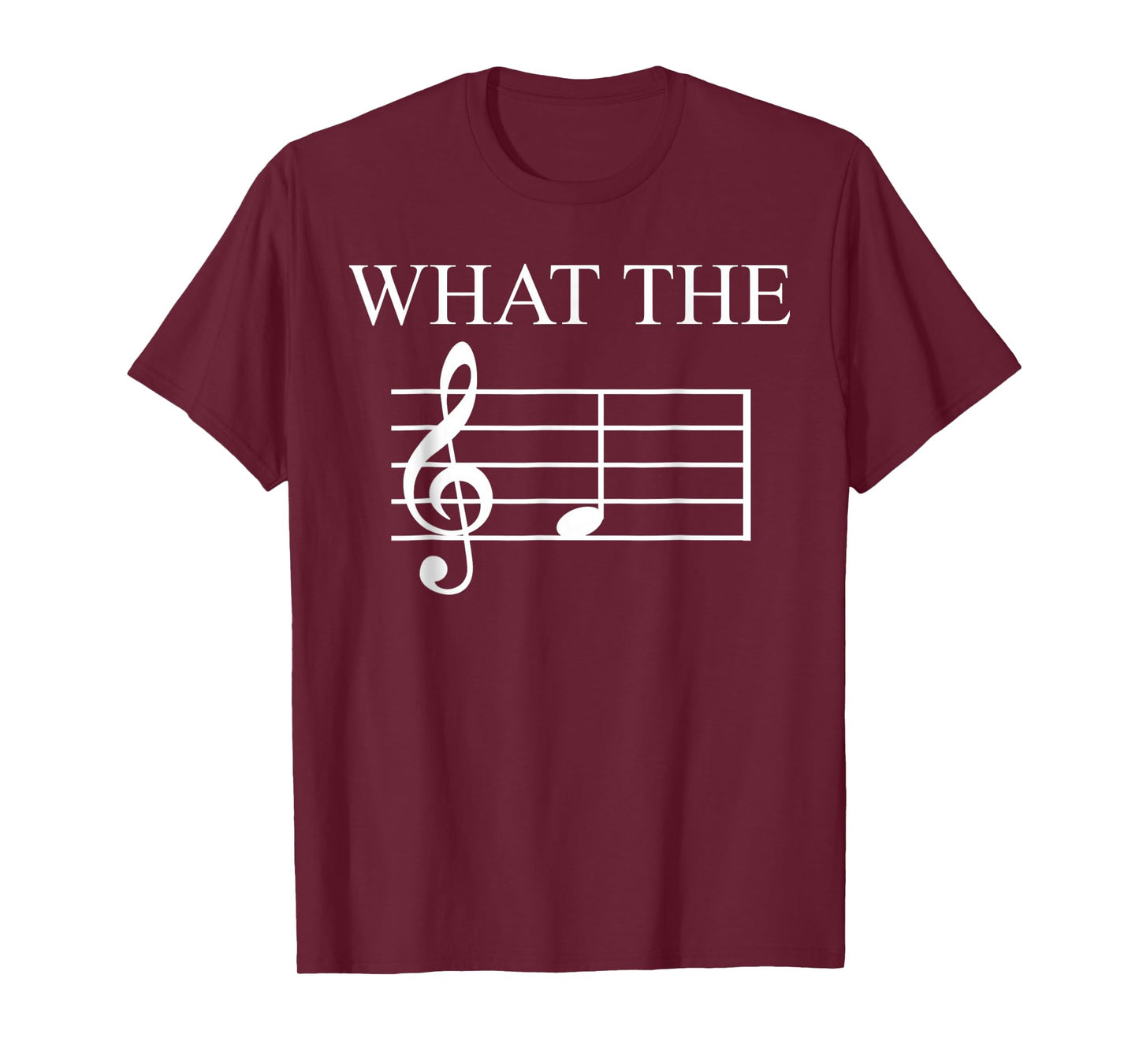 What The F Music Note T-Shirt