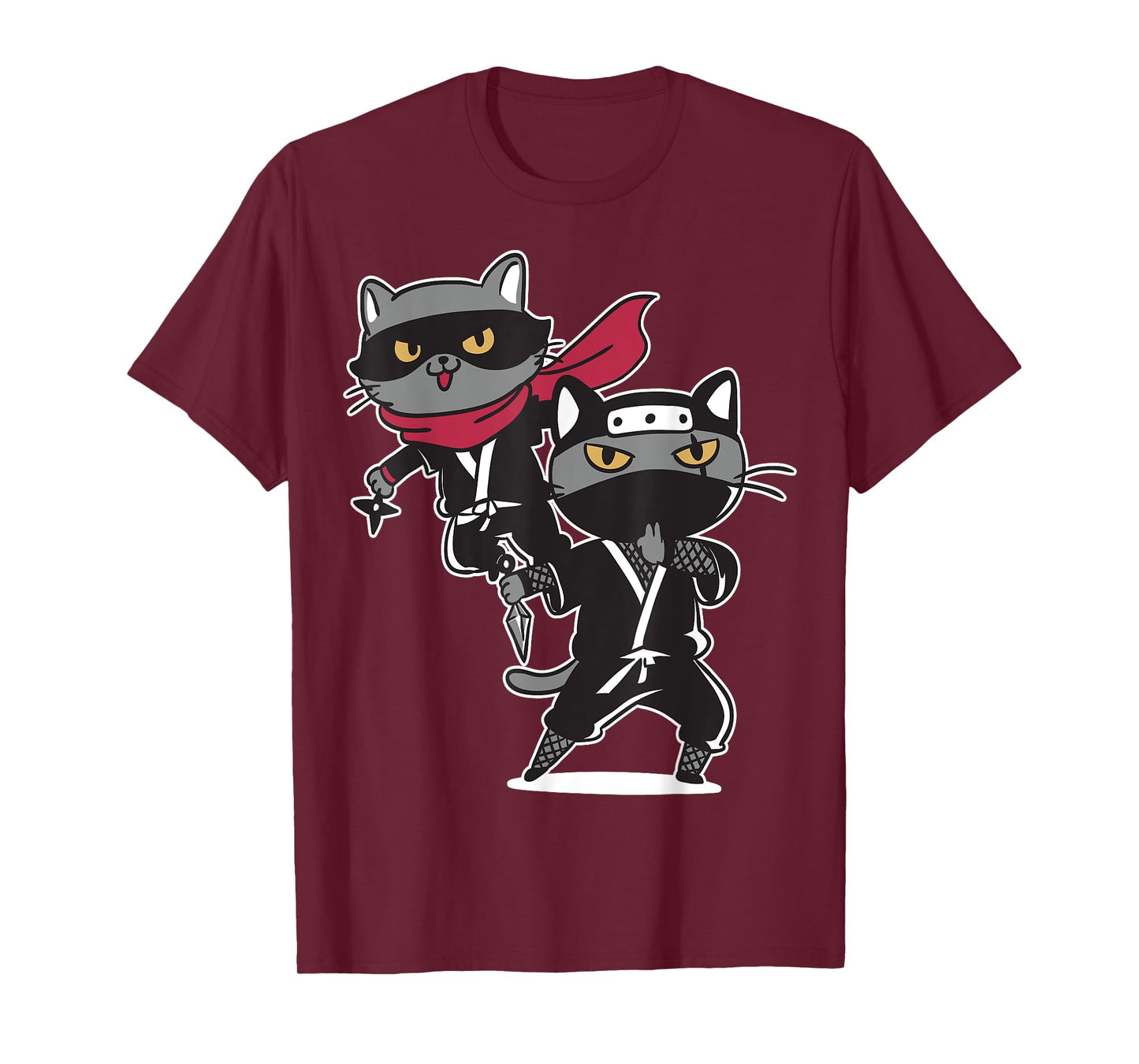 Cat Ninja Shirts for Boys Girls Men Women Kids T-Shirt