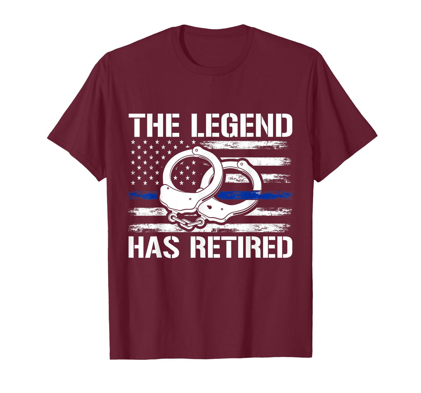 The Legend Has Retired Police T-Shirt