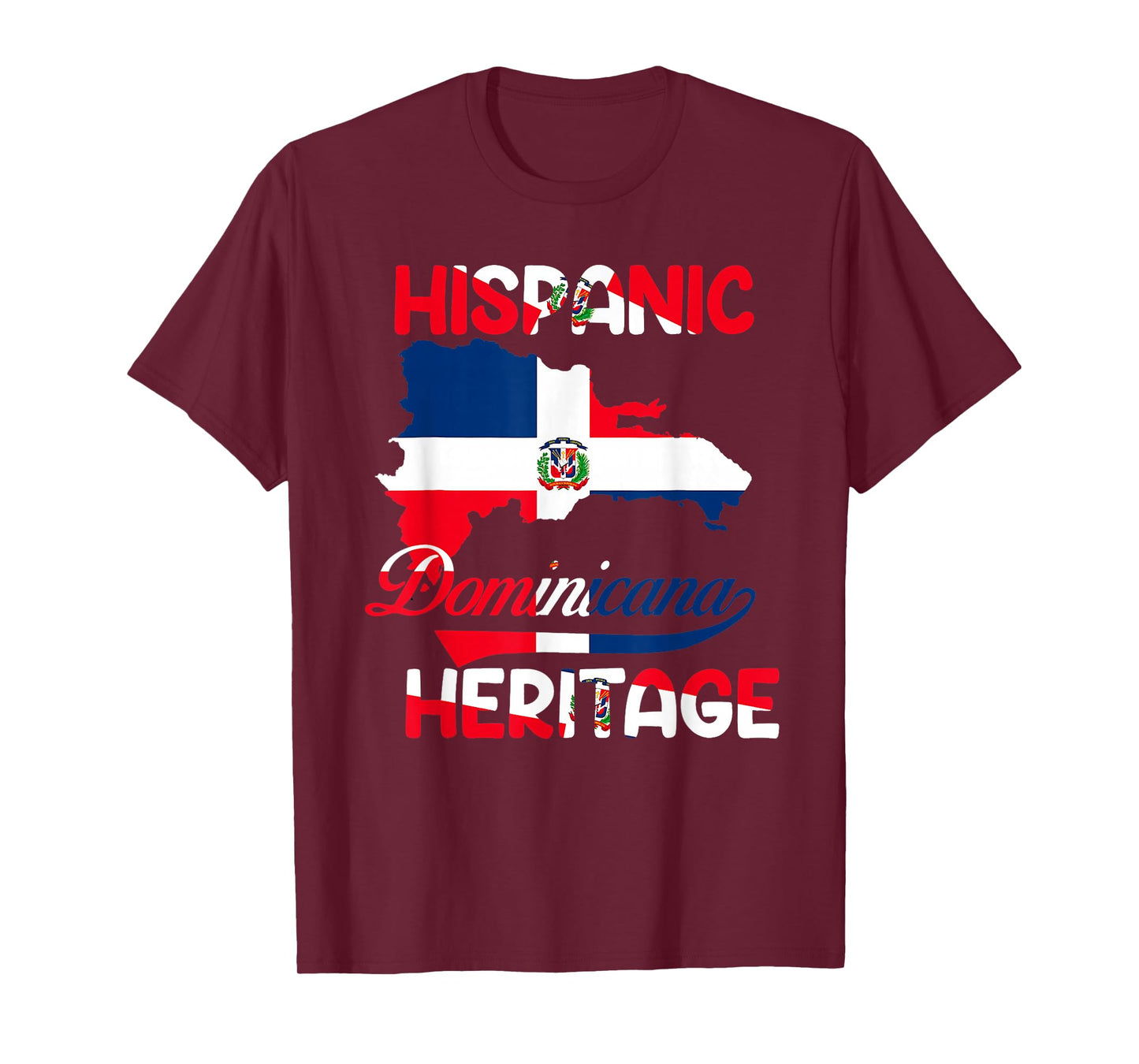Dominican Republic Flag Hispanic Heritage Month Dominicana T-Shirt