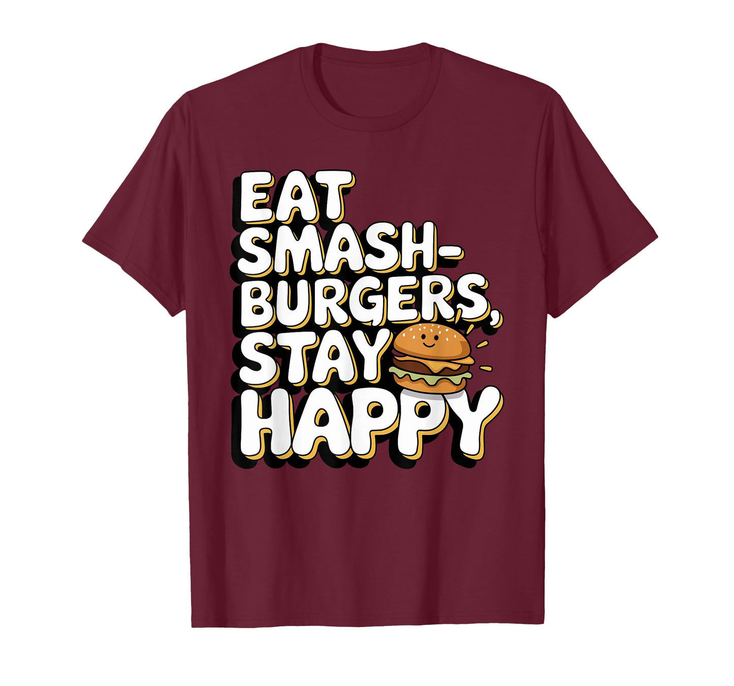 Smash Burger Lover Grilled Cheeseburger Flat Top Cooking T-Shirt