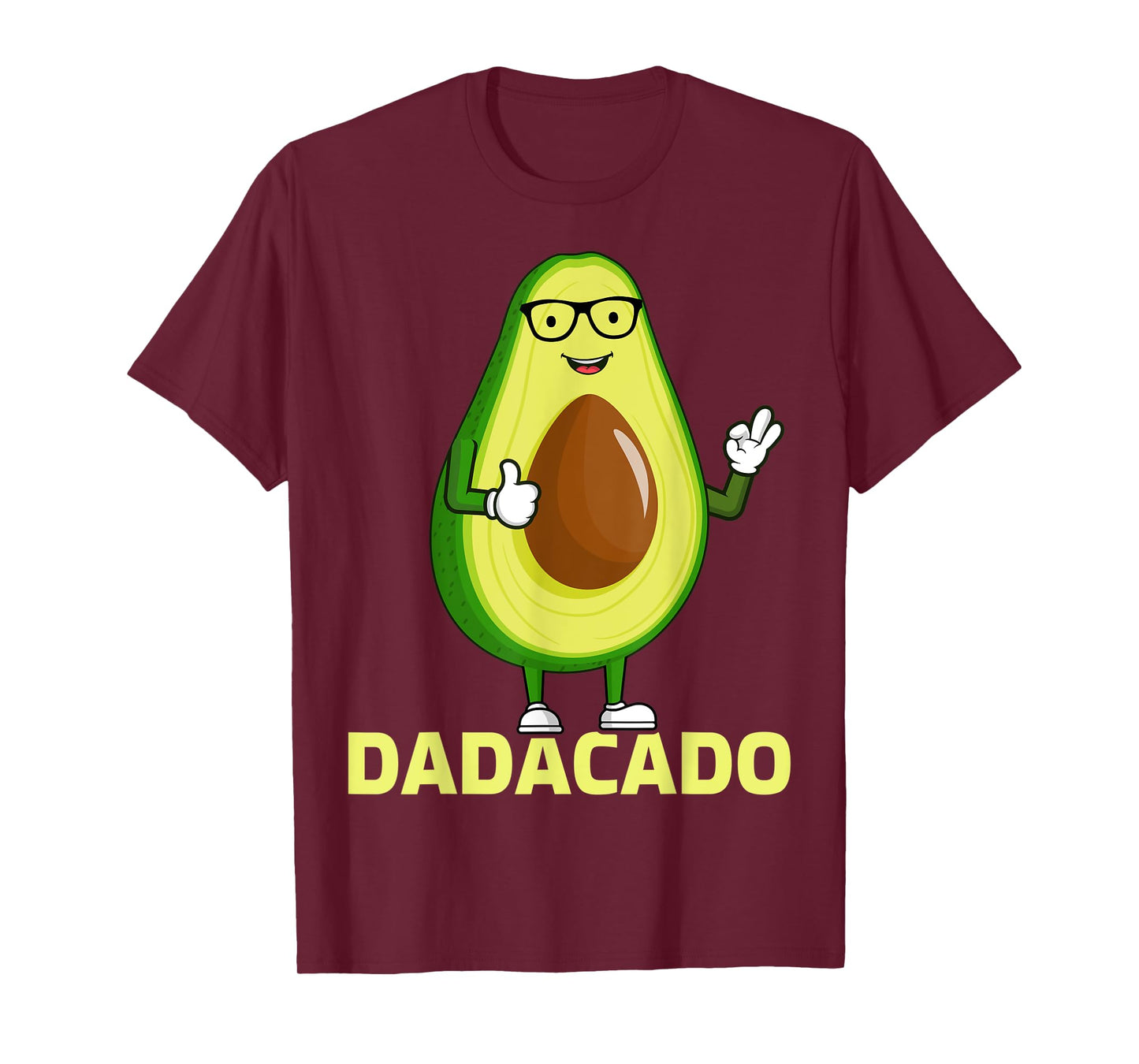 Mens Avocado Lover Funny Dadacado Father's Day Avocado Dad T-Shirt
