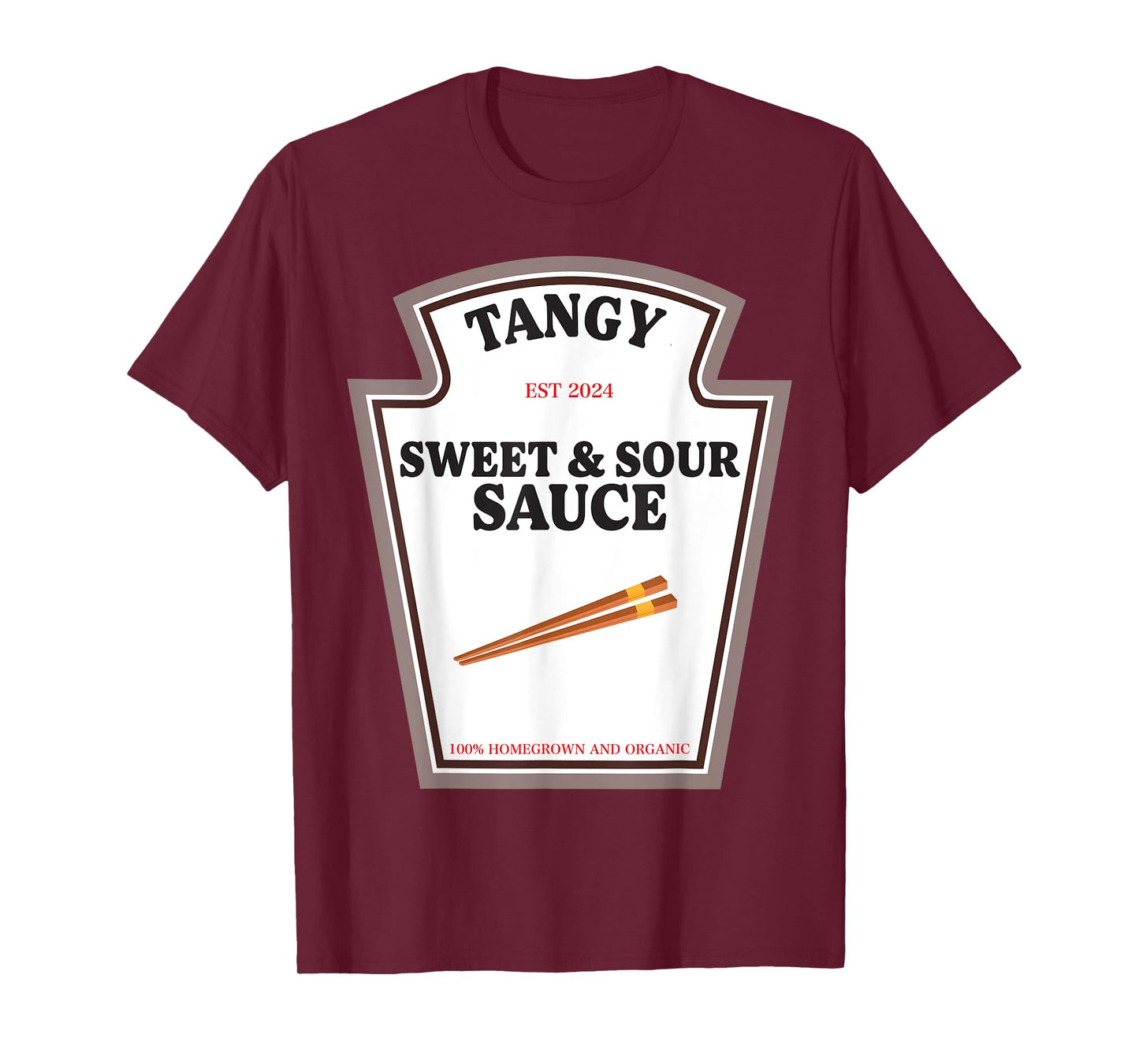 Tangy Sweet And Sour Sauce Condiment Matching Food Lover T-Shirt