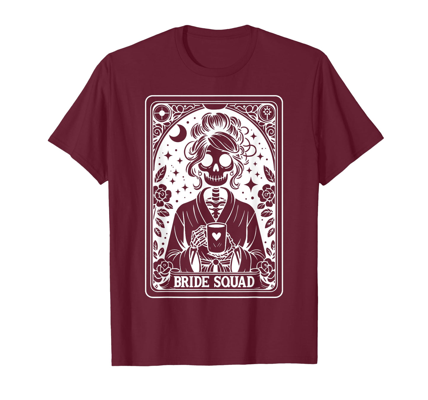 Bride Squad Tarot Card Bride Coven Gothic Bachelorette T-Shirt