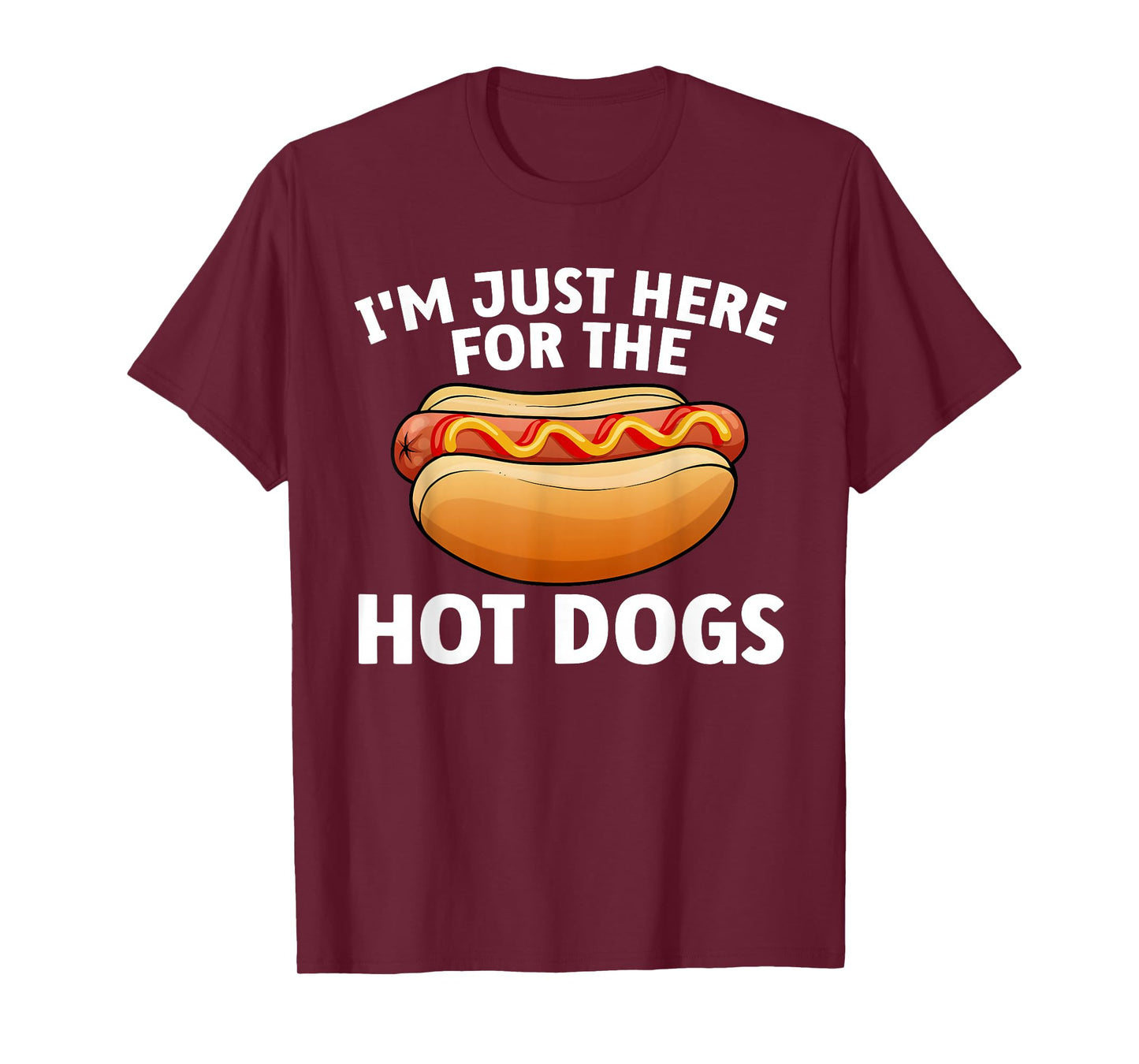 Funny Hotdog for Men Women Kids Food Hot Dog Lovers Foodie T-Shirt