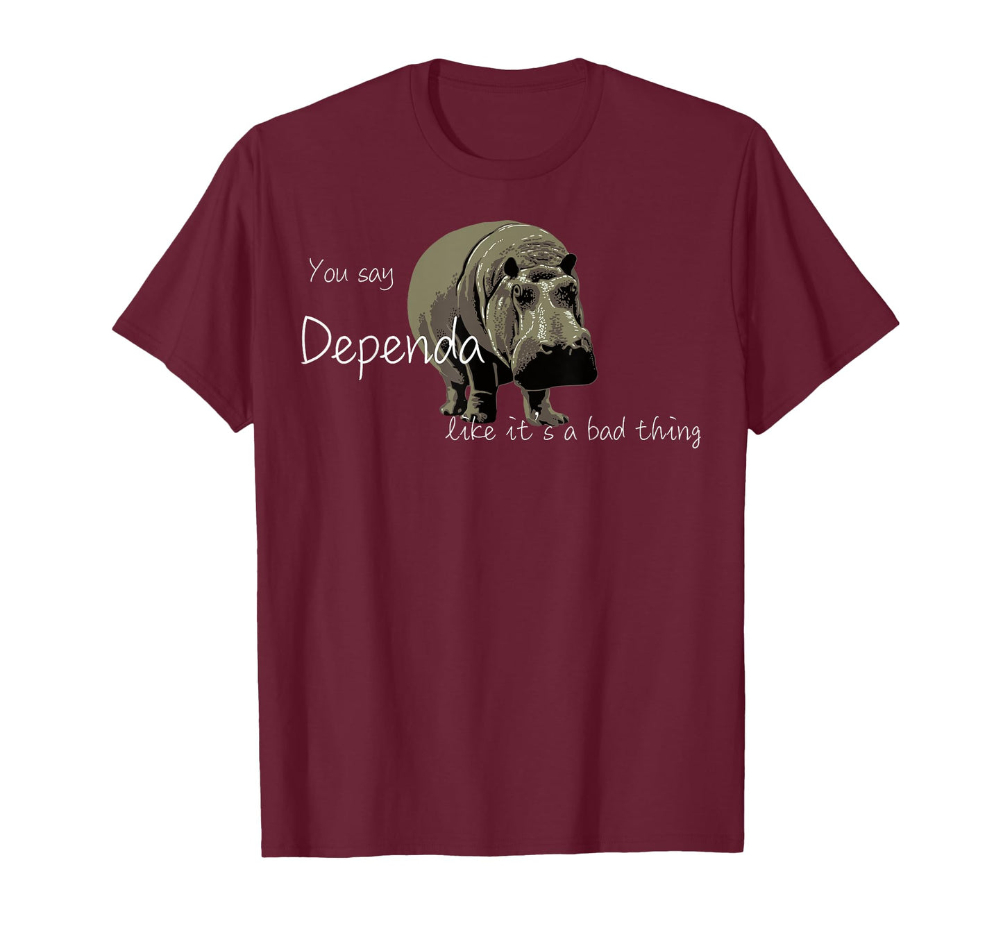 Hippo Pride Dependapotamus Love Yourself Dependa T-Shirt