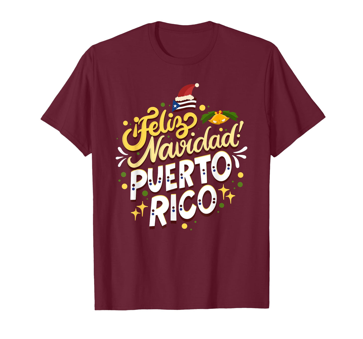 Feliz Navidad Puerto Rico - Christmas Wishes From Boricua T-Shirt