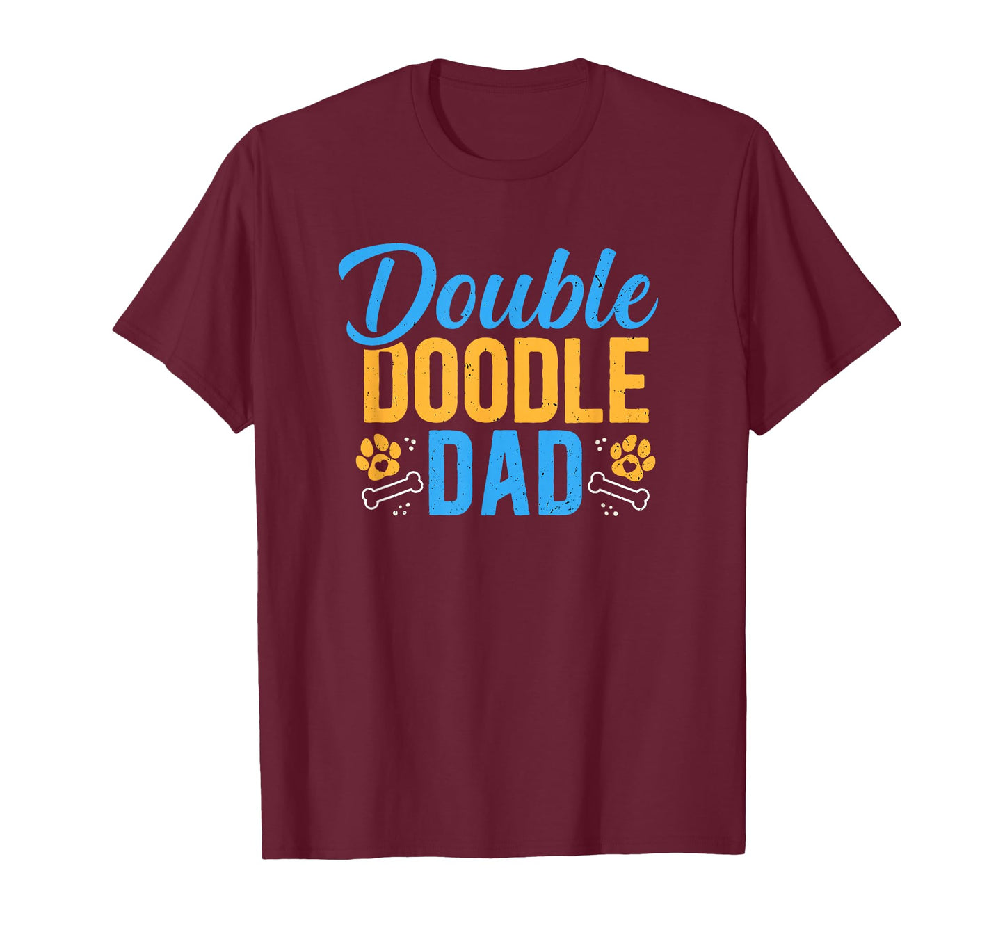 Double Doodle Dad Funny Dog Lovers T-Shirt