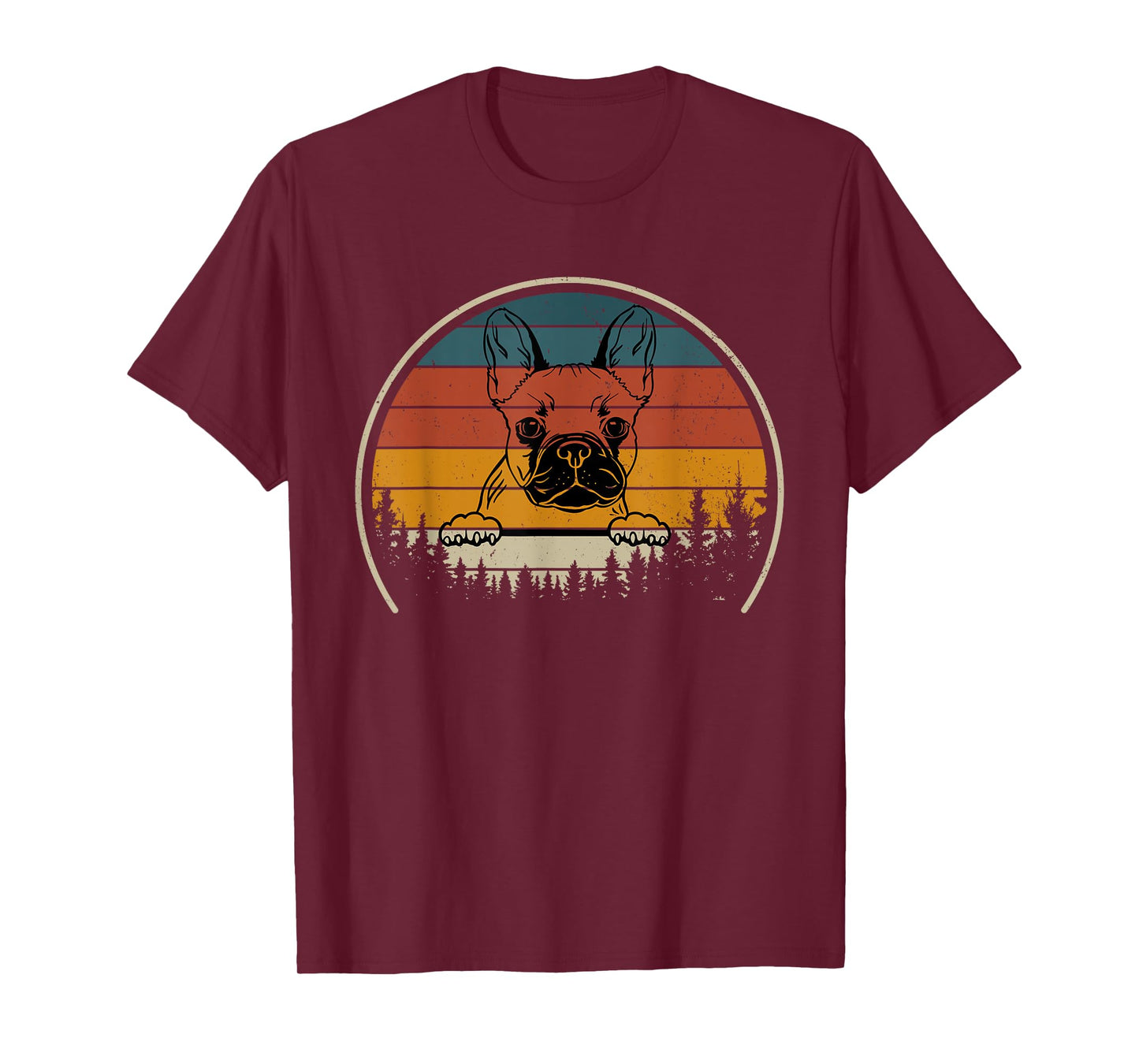 French Bulldog Retro Frenchie Men Women Kids T-Shirt