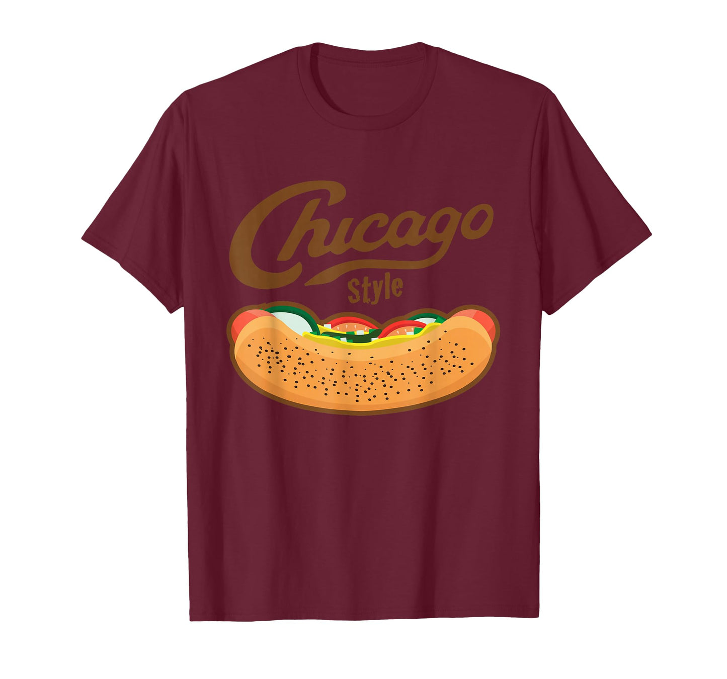Chicago Style Hot Dog Summer T-Shirt T-Shirt