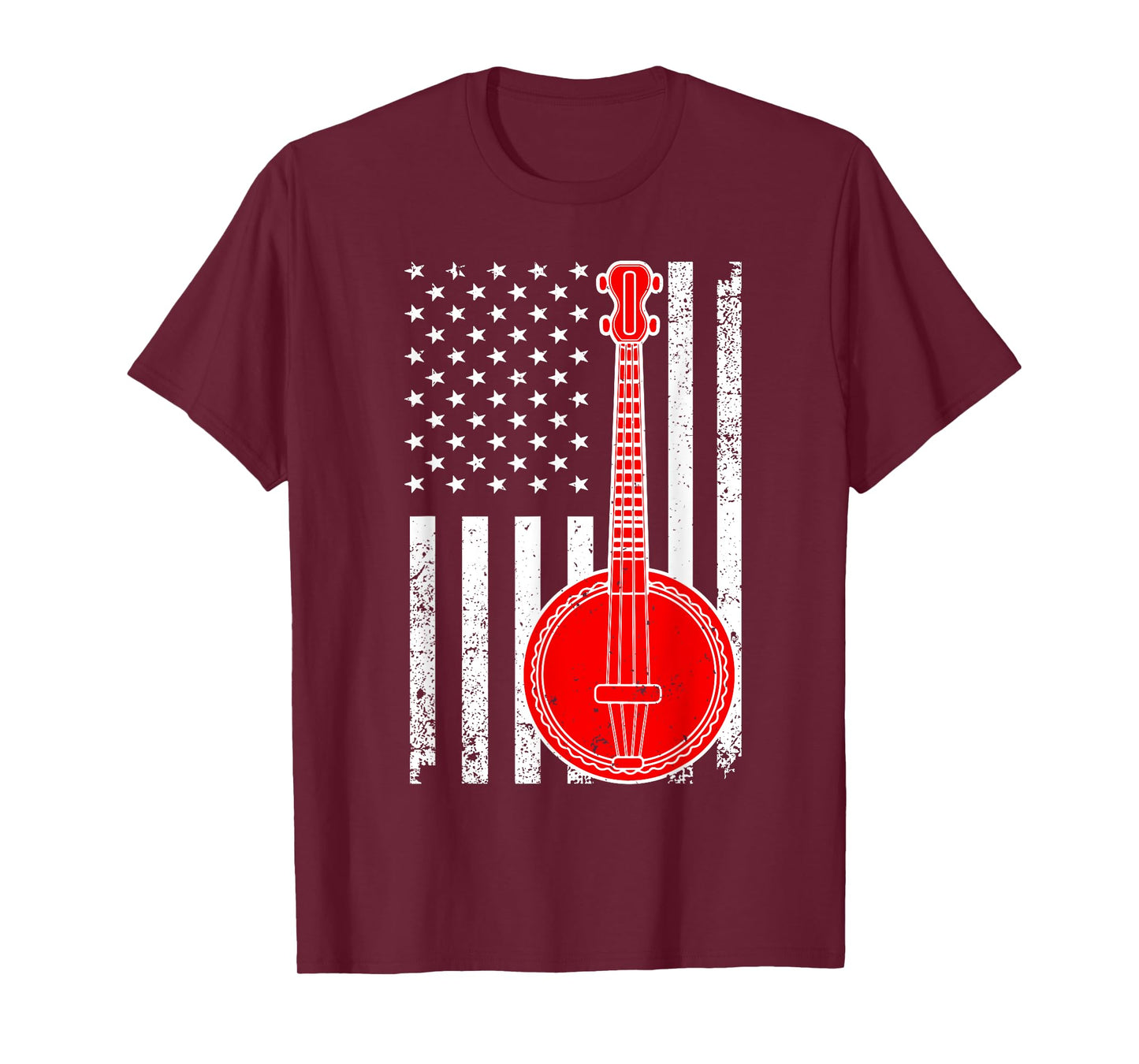 Cool Banjo Design For Men Women Kids Bluegrass Banjo Player T-Shirt