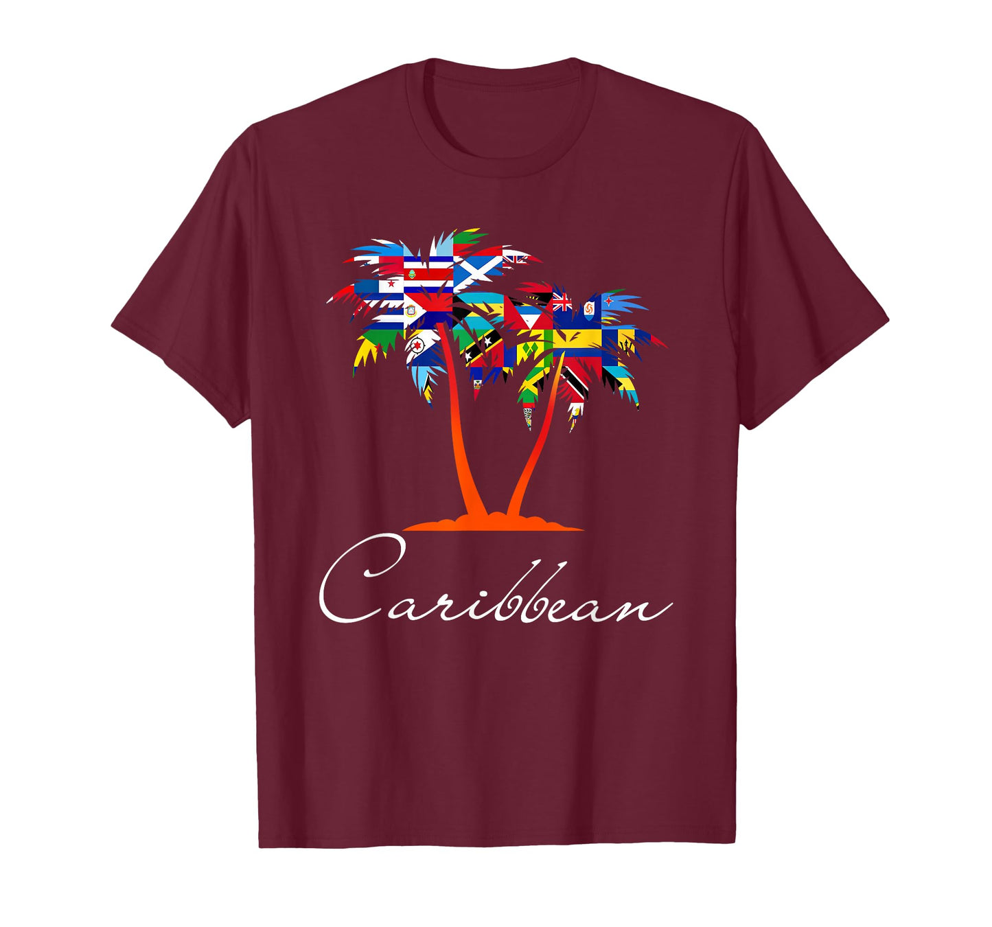 Caribbean Islands Flags, Caribbean Sea Tour T-Shirt