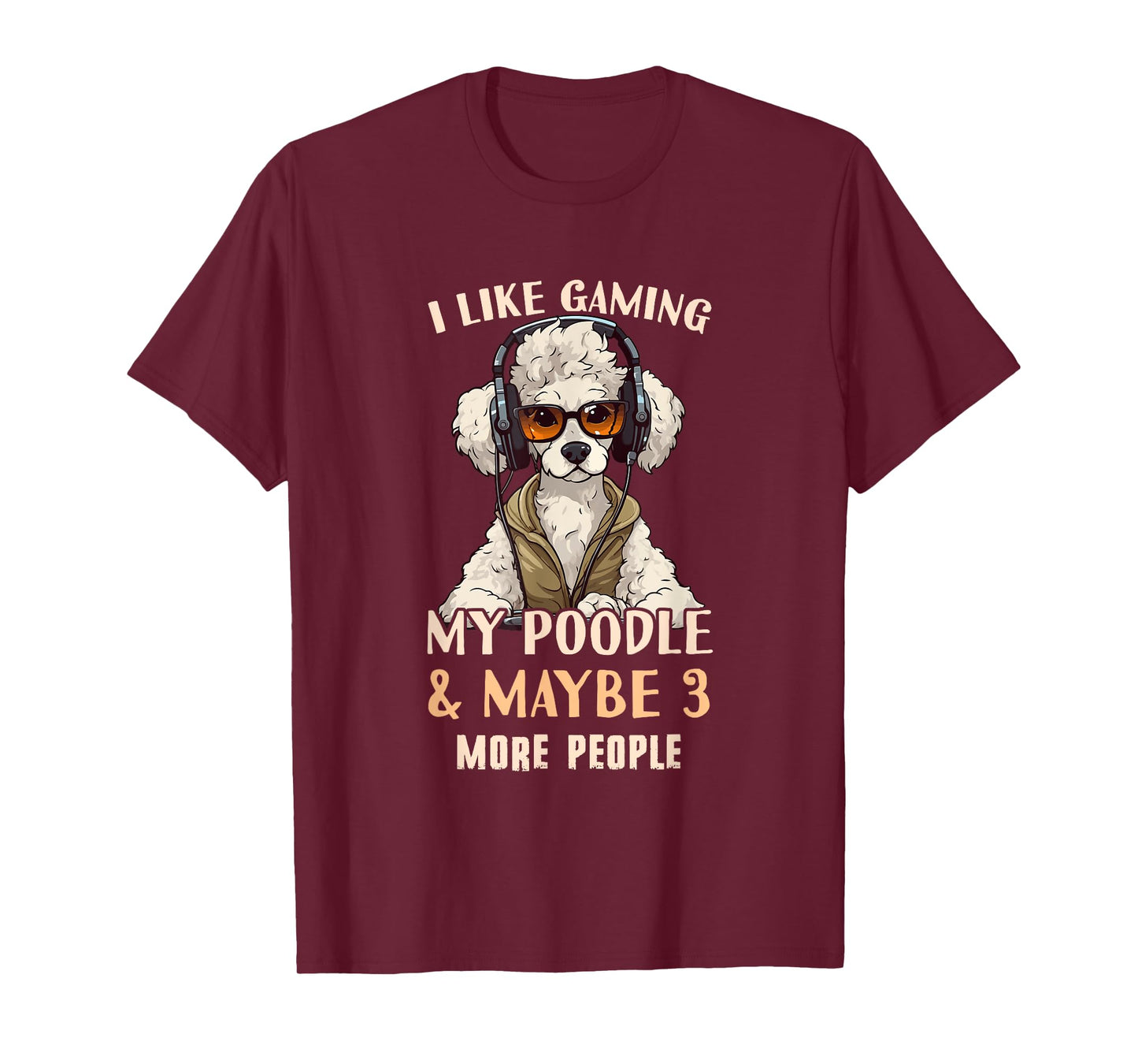Poodle Dad - Poodle Gamer Outfit & Poodle Gaming T-Shirt