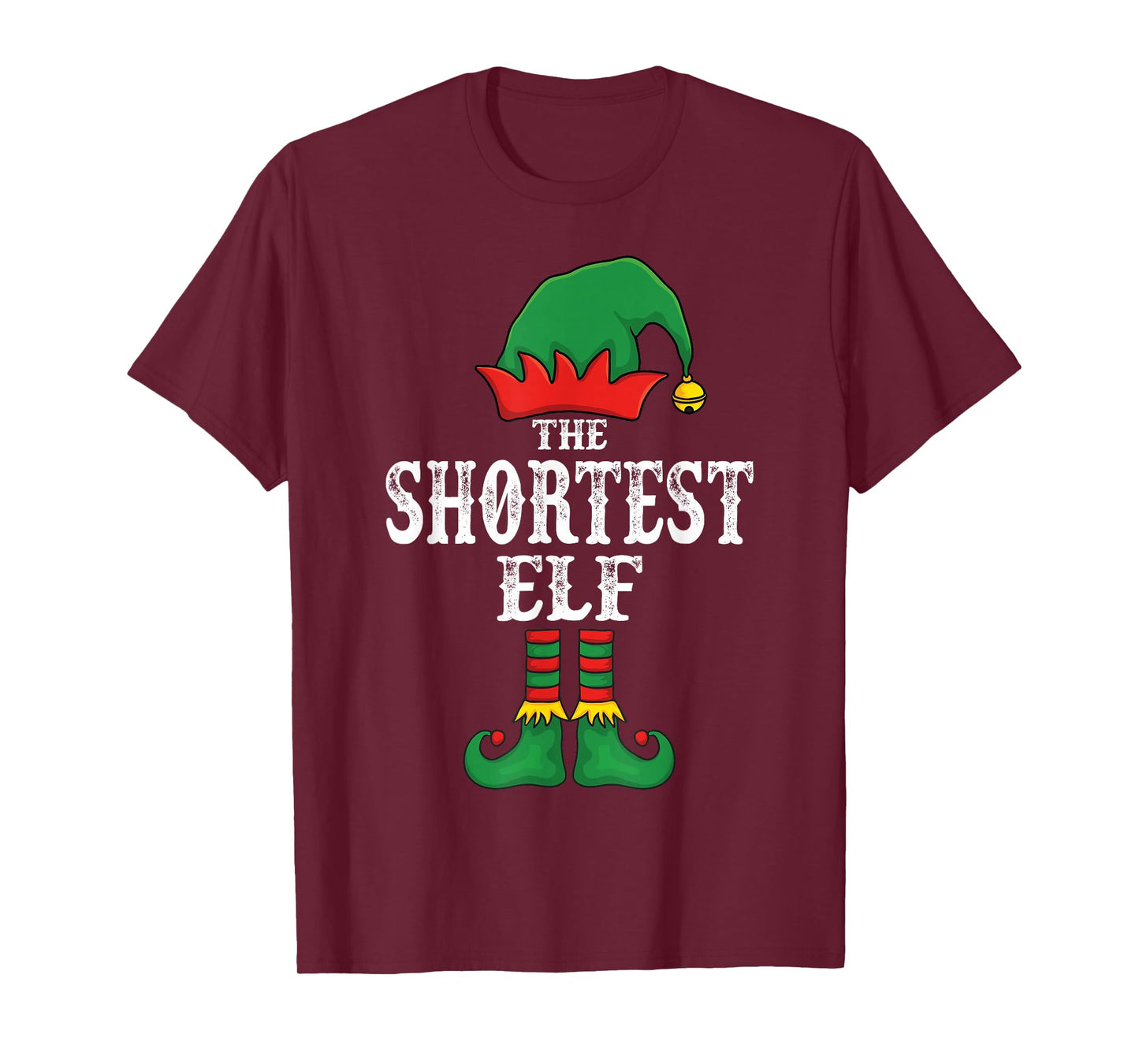 The Shortest Elf Christmas Pajama Idea Family Matching Funny T-Shirt