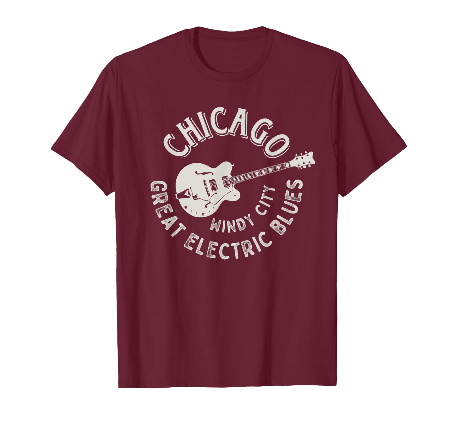Chicago Electric Blues American Music Vintage T-Shirt