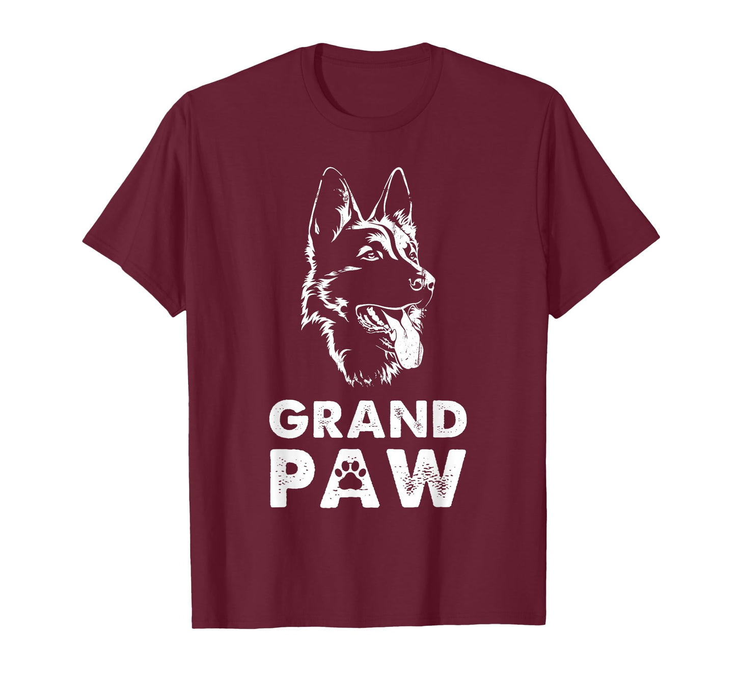 Grandpaw German Shepherd Grandpa GSD Dad T-Shirt