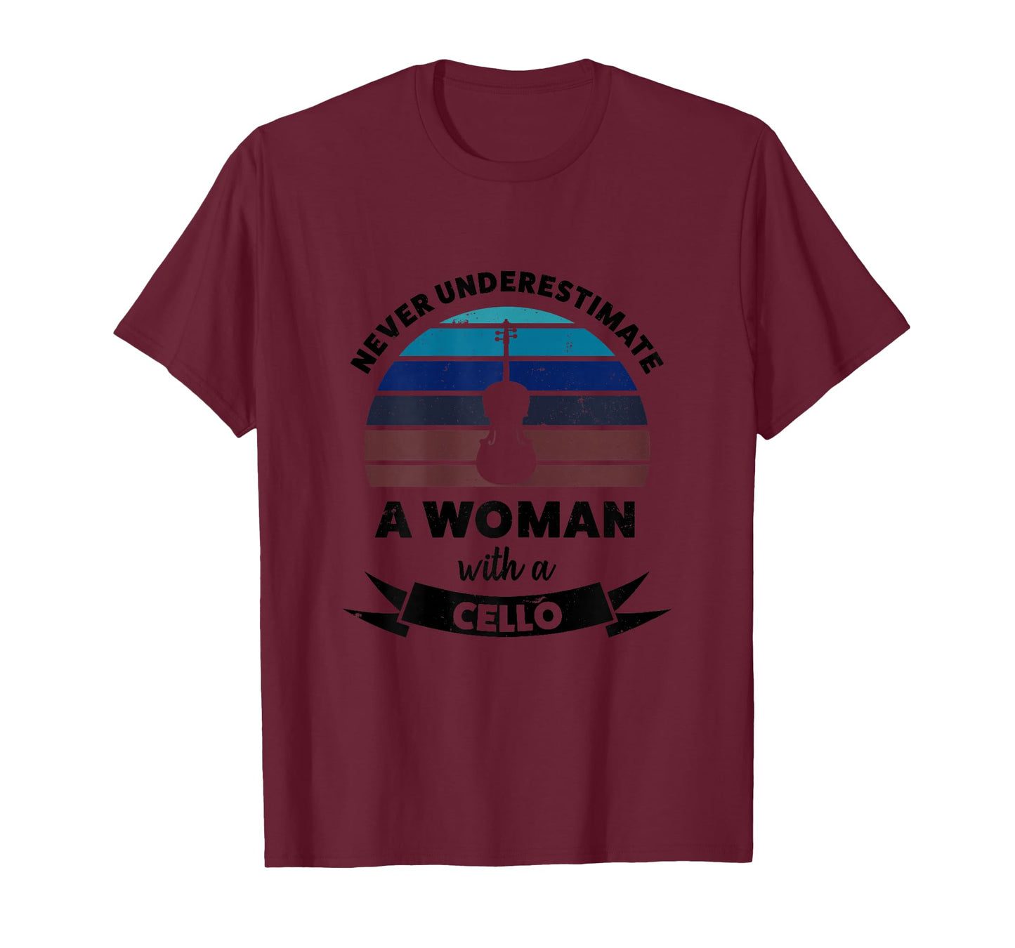 Woman with a Cello Funny Gift Mom T-Shirt