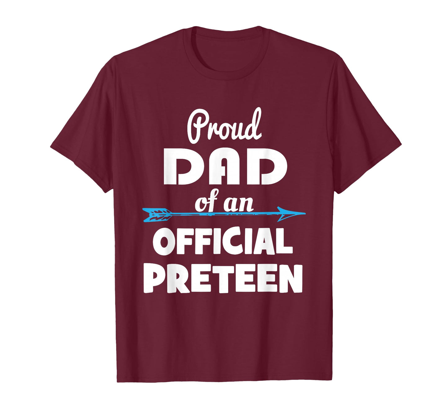 Proud Dad Of An Official Preteen 12th Birthday 12 Years Old T-Shirt