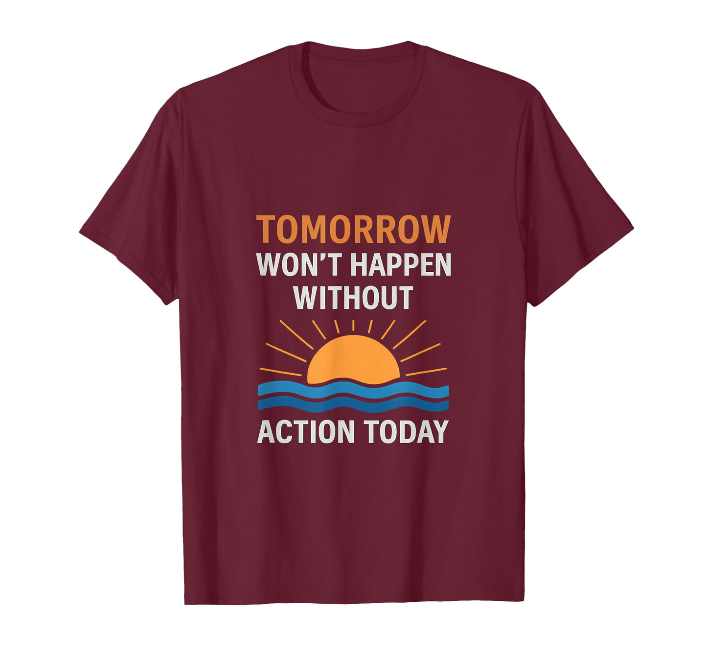 Productivity Sunrise Motivational Quote Graphic T-Shirt