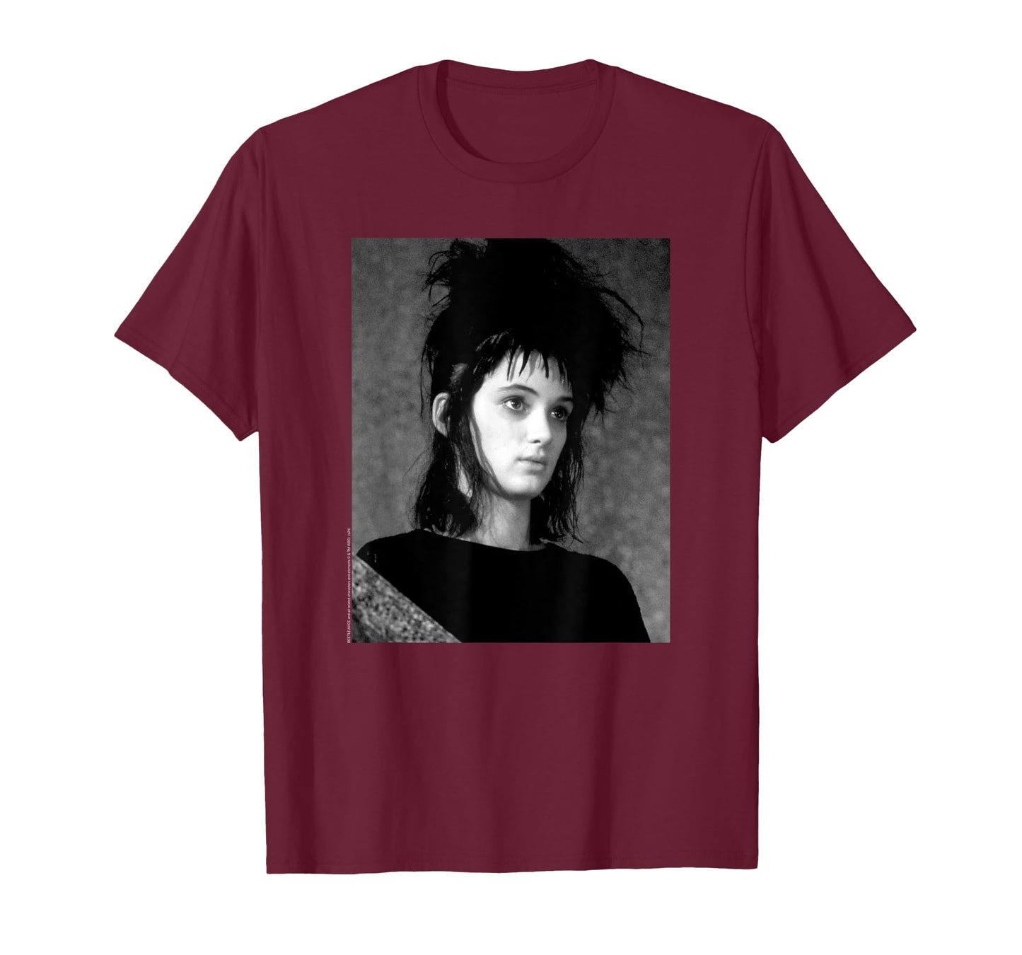 Beetlejuice Lydia Deetz Vintage Black and White Photo Movie T-Shirt